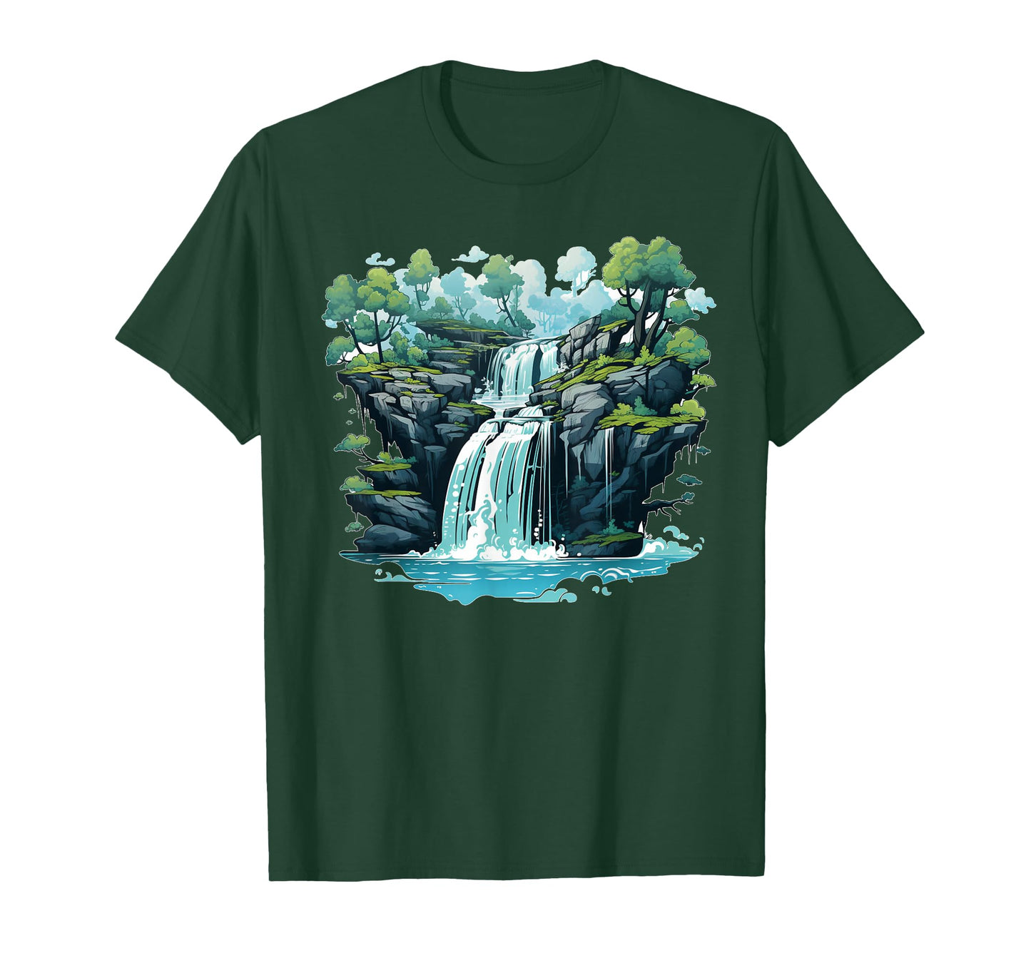 Pretty cool Waterfall for Cascade, Lake and Lagoon Lovers T-Shirt