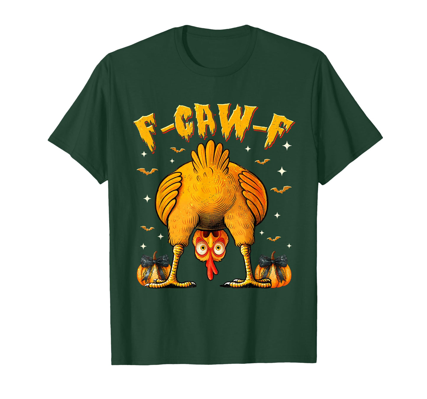 F-Caw-F Funny Crow Chicken Humor Quote T-Shirt