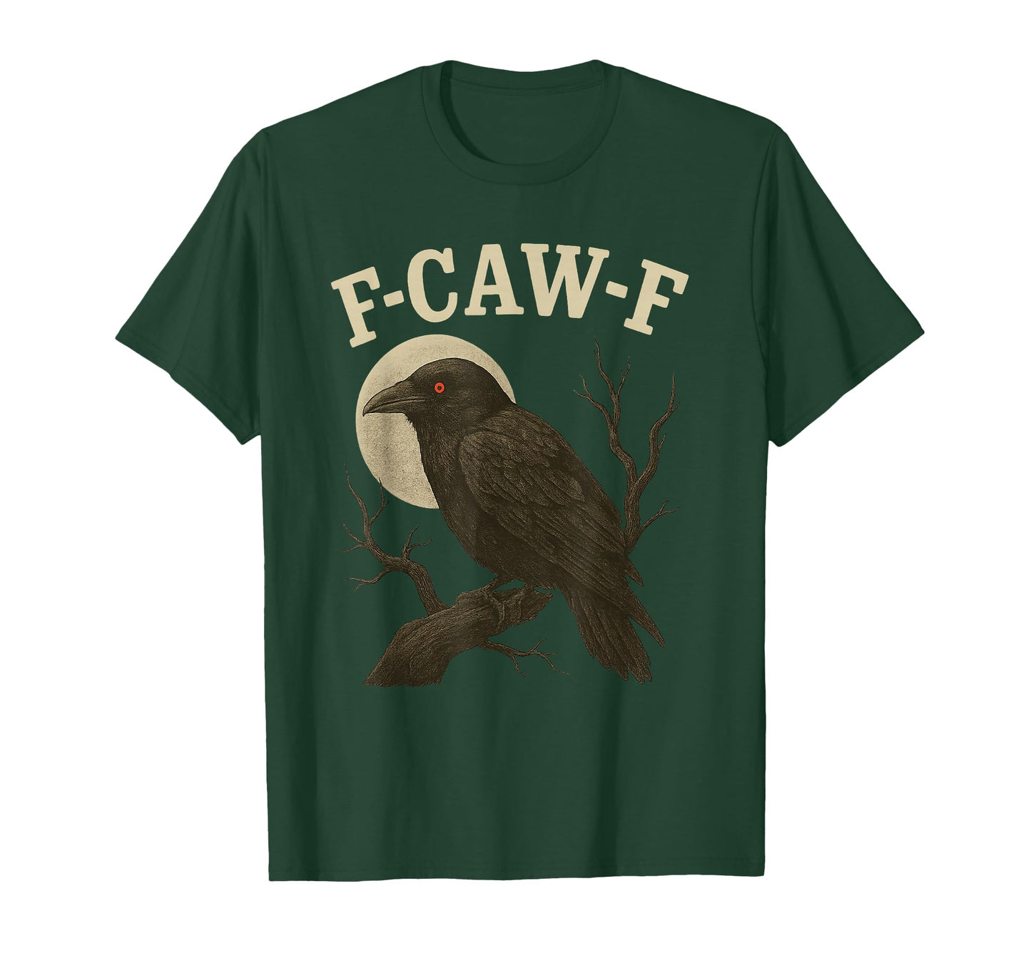 F-CAW-F Raven Crow Vintage Outlaw T-Shirt
