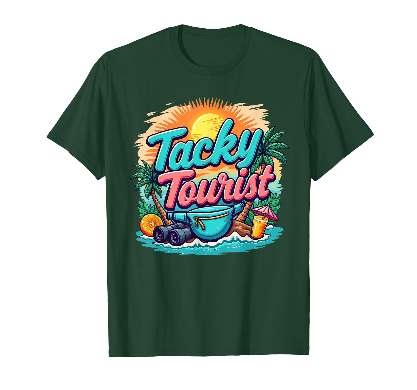 Vacay Wacky Tourist Outfit - Tacky T-Shirt Costume Idea