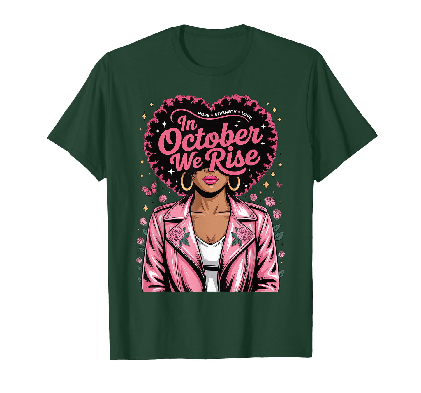 Breast Cancer Awareness Support – in October We Wear Pink T-Shirt