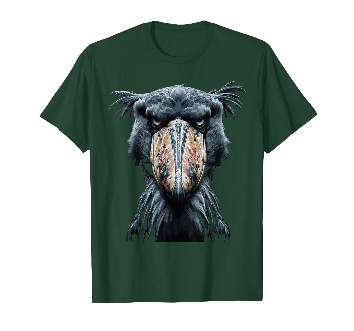 Majestic Shoebill Storks Portrait T-Shirt
