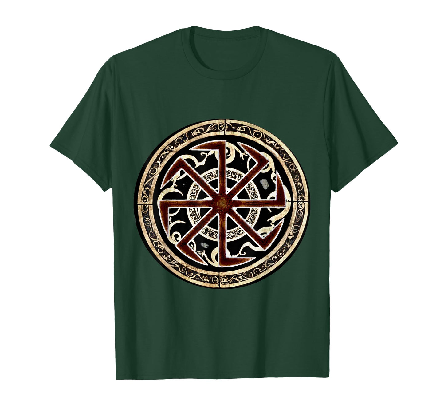 Kolovrat Slavic Protective Rune T-Shirt