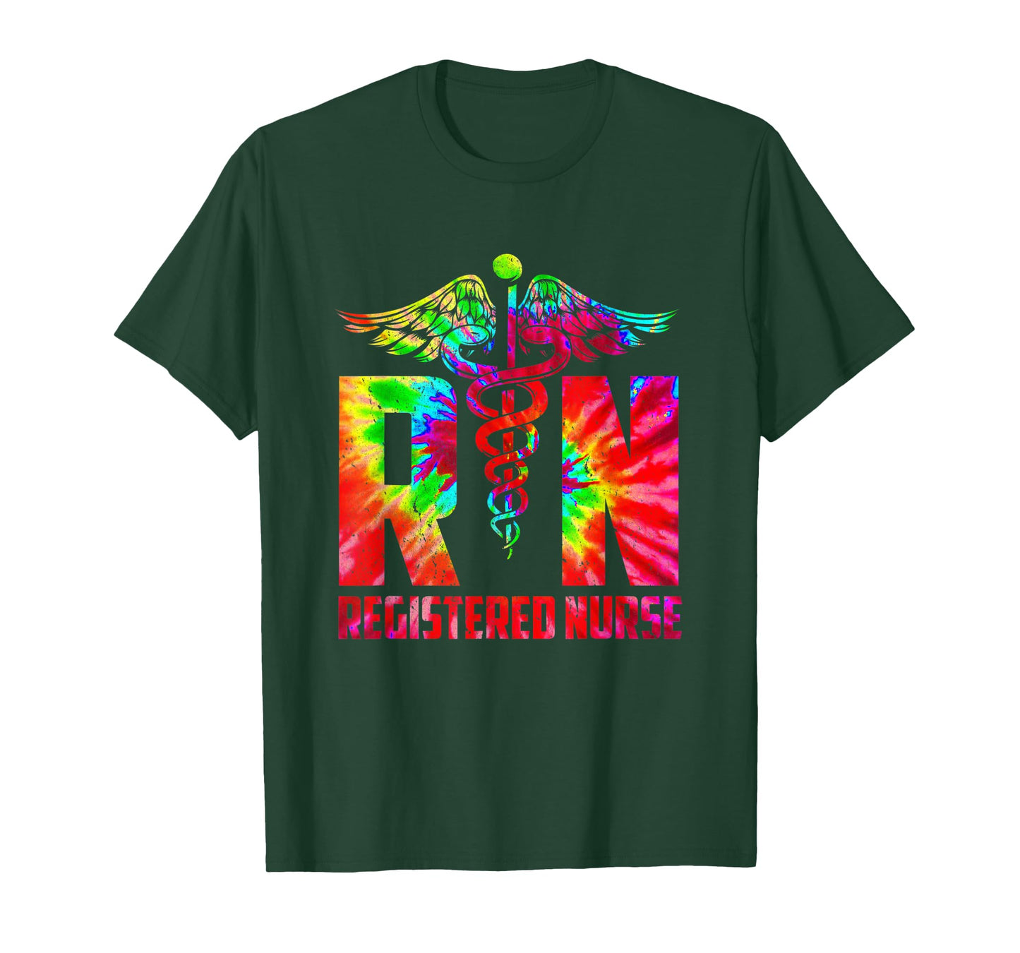 Nurse Tie Dye Registered Nurse Life 2021 Mother Day T-Shirt