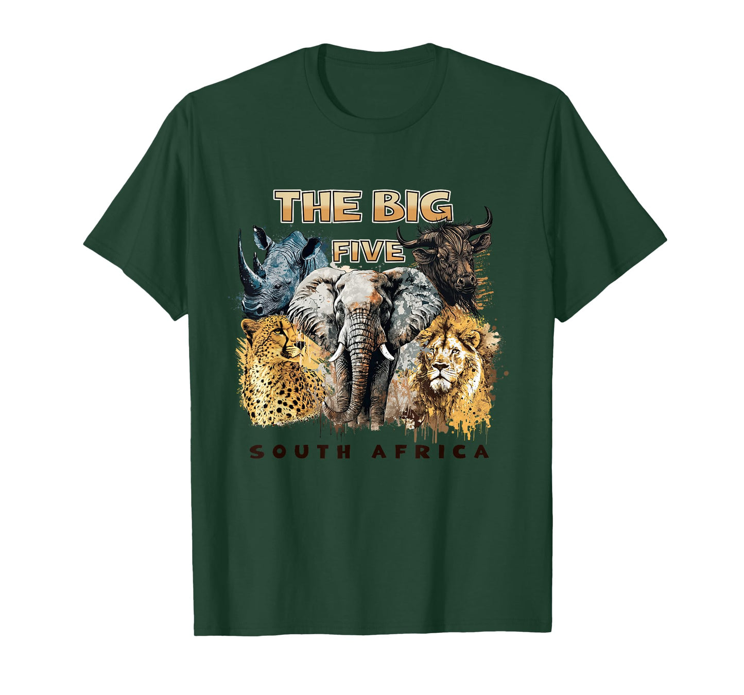 The big five South Africa South African animals T-Shirt