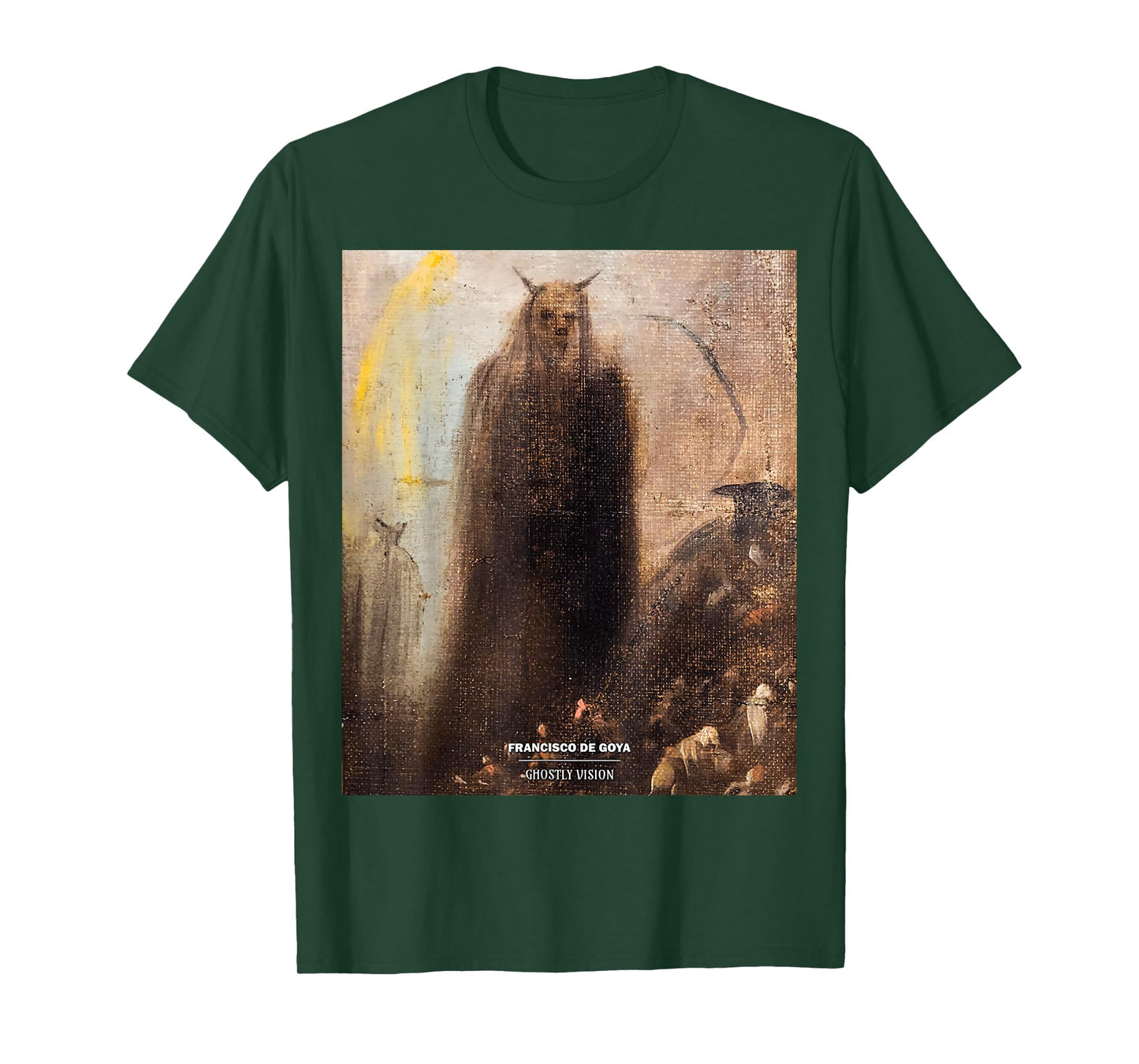 Ghostly Vision - Francisco Goya Horror Painting Art T-Shirt