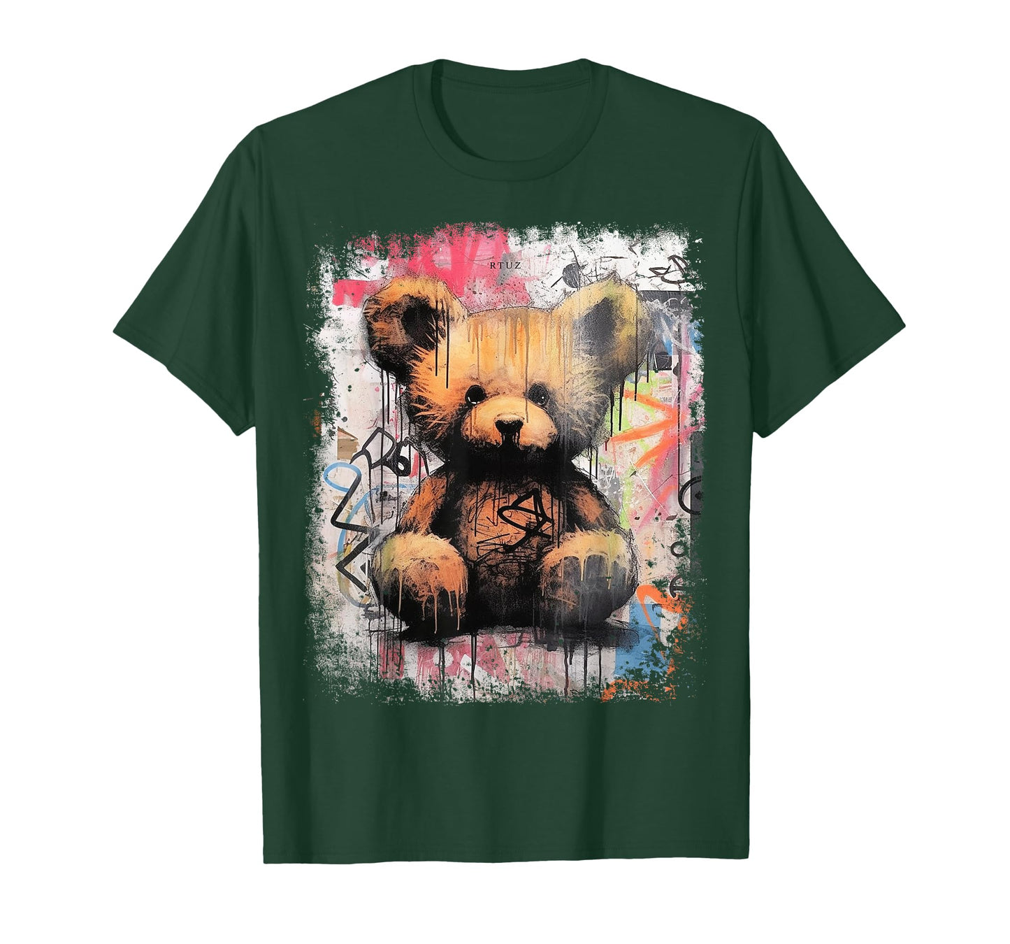Hip Hop Hipster Vintage Edgy Urban Y2K Streetwear Teddy T-Shirt