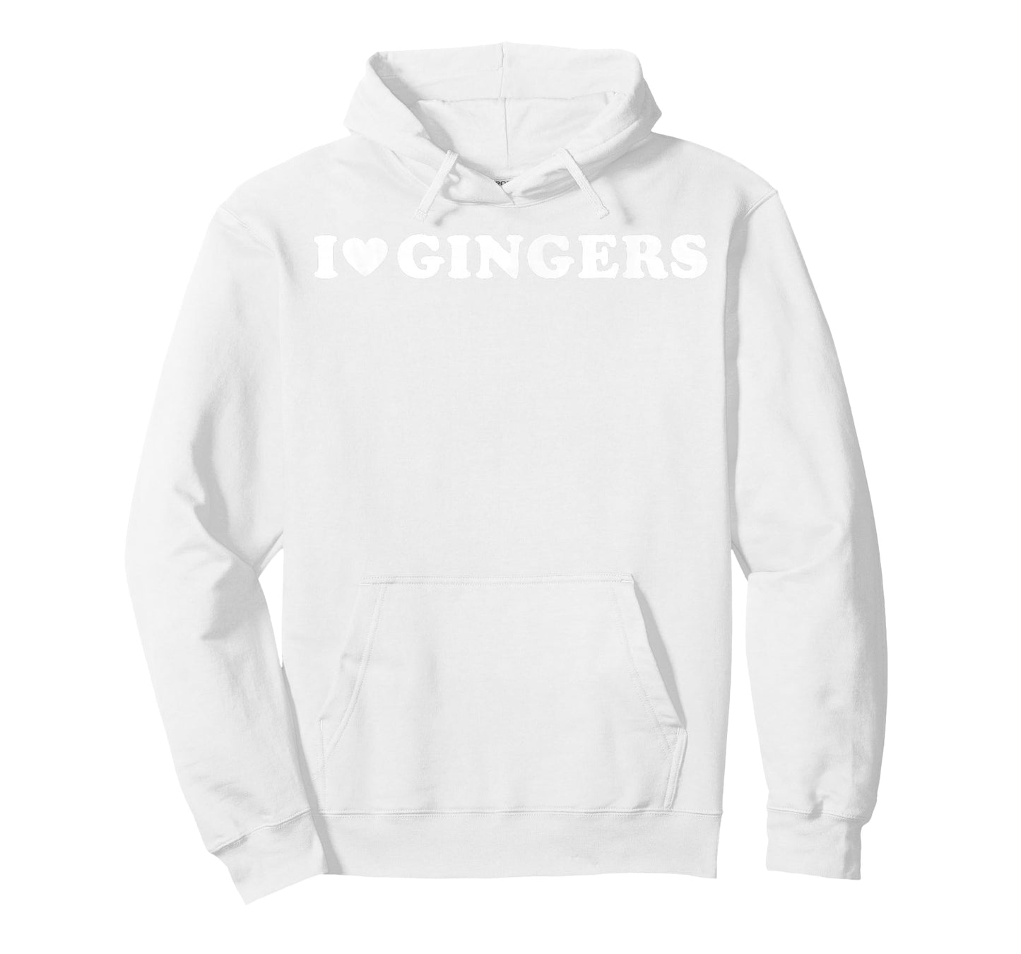 I Love Gingers Funny St Patrick's Day Dibs on The Ginger T-Shirt - Hoodie | White