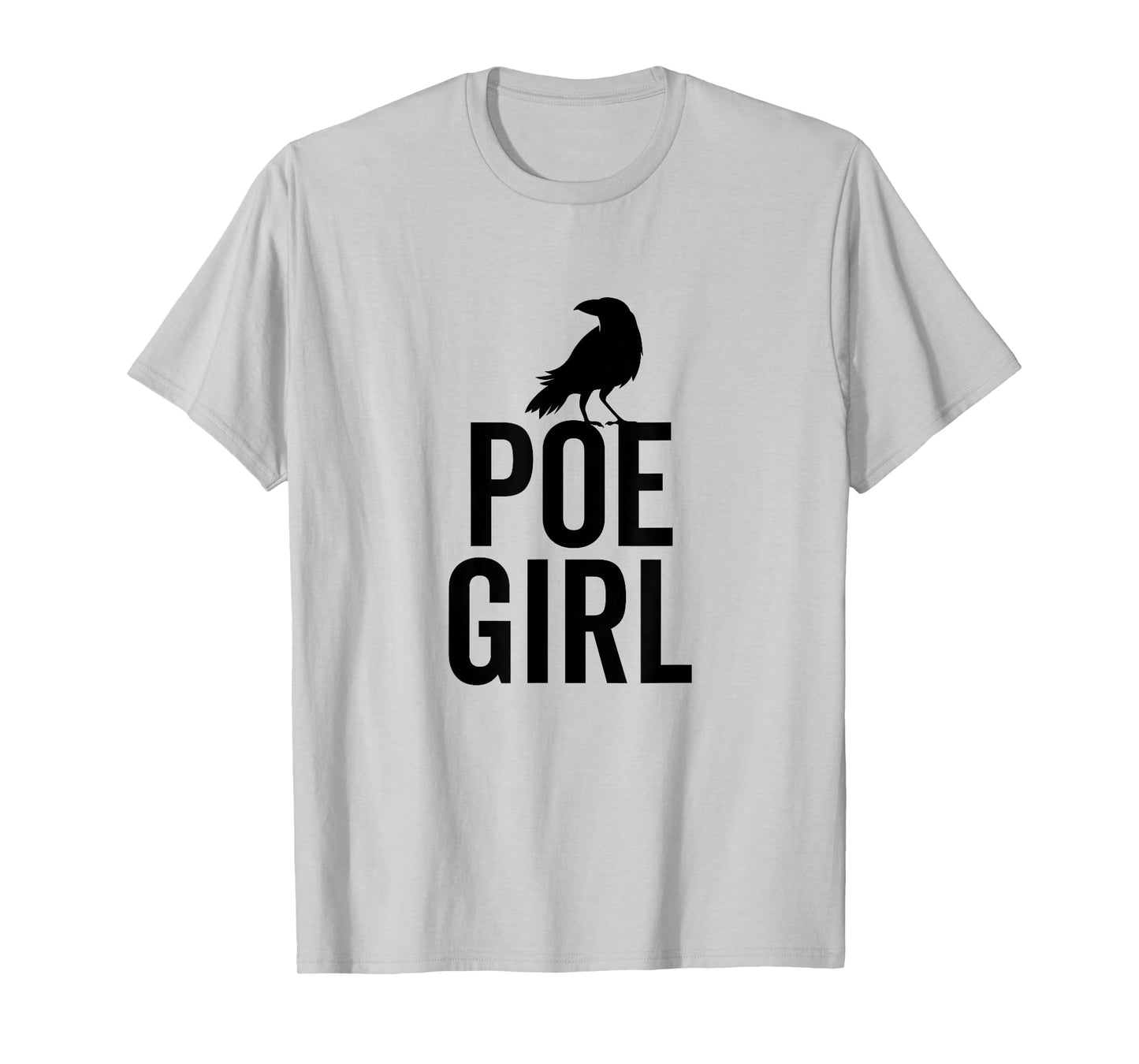 Edgar Allan Poe Funny Poe Girl Hipster Bookworm Book Nerd T-Shirt