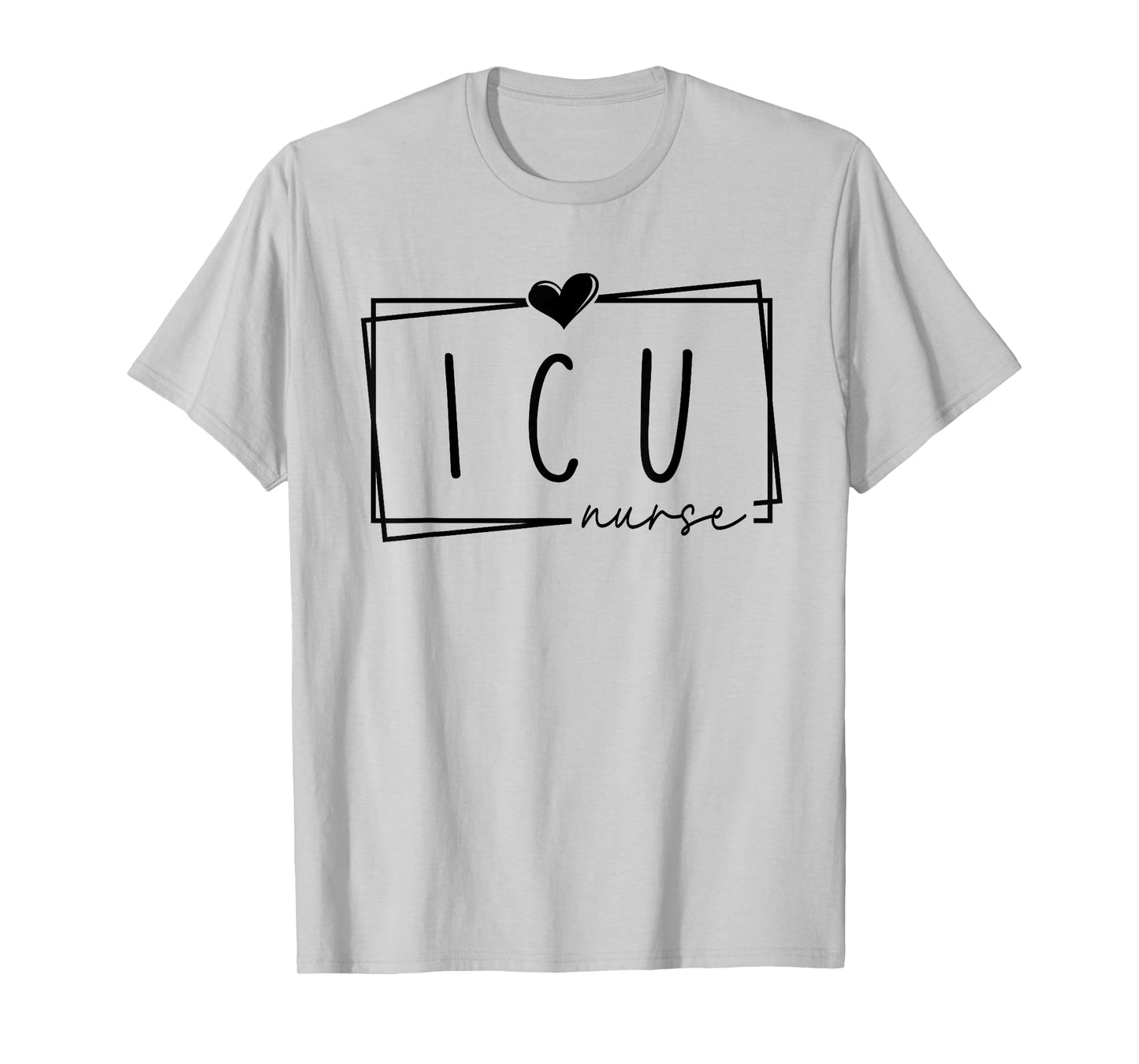 ICU Nurse Women's Intensive Care Unit Nurse Nursing Critical Care T-Shirt, White, Small
