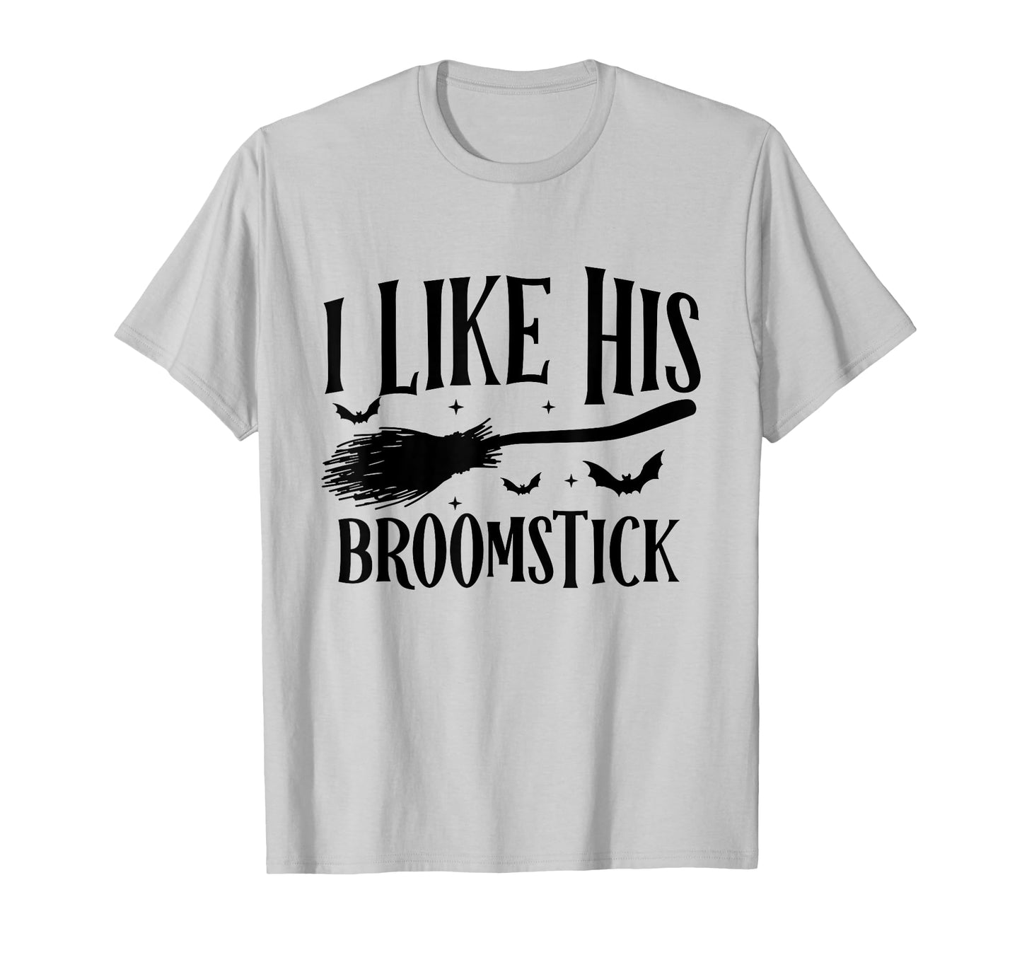 I Like Her Pumpkins Halloween Couple I Like His Broomstick T-Shirt