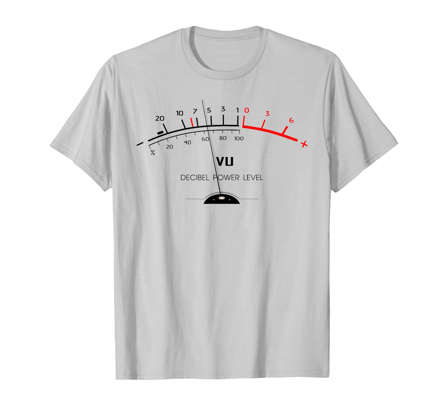Retro VU Meter Sound Level Studio Hi-Fi Vintage Stereo Music T-Shirt
