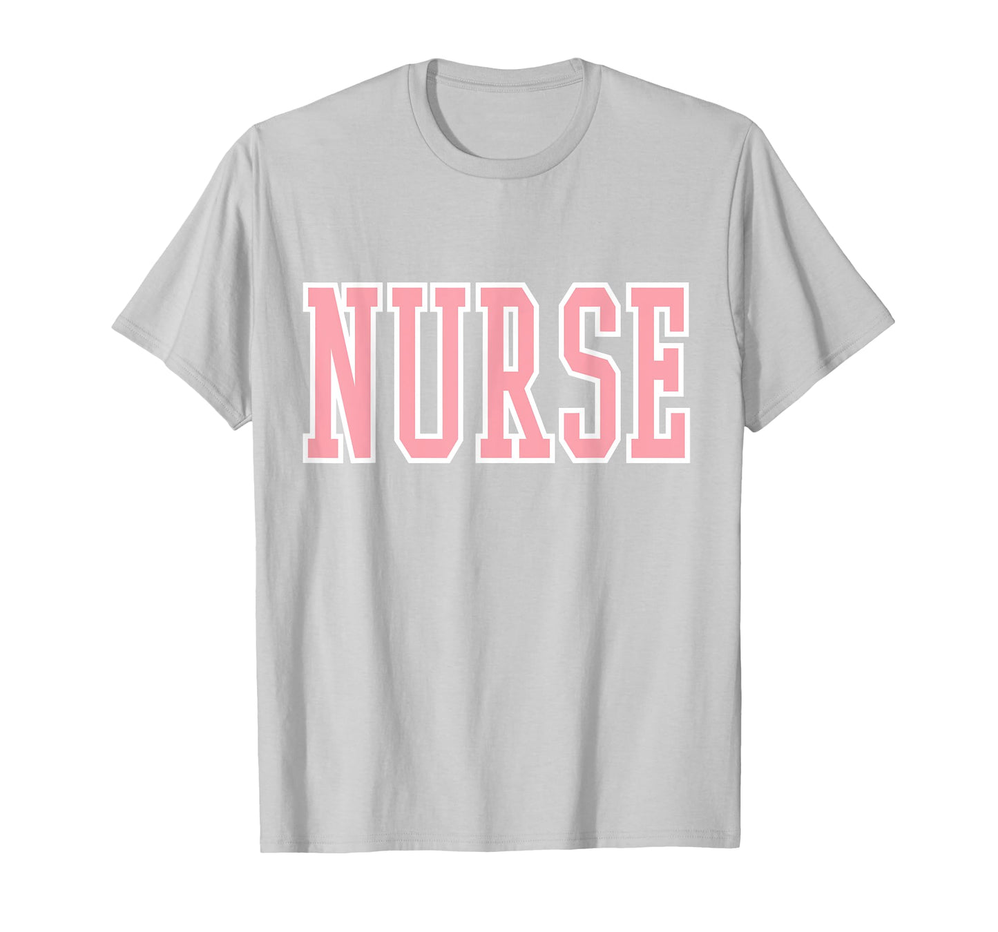 Nurse Trendy Preppy Pink T-Shirt