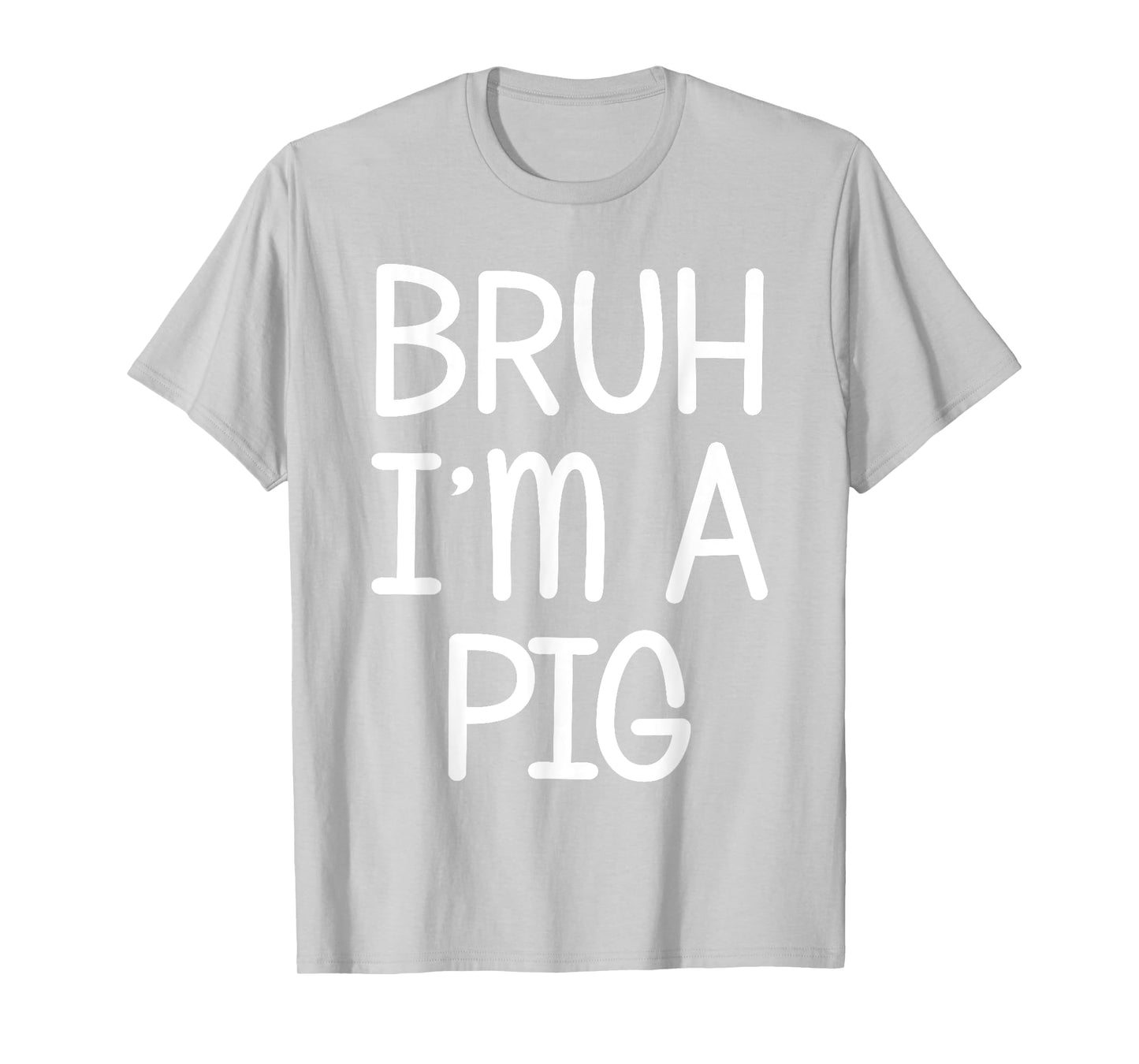 Pretend I'm A Pig Funny Lazy Halloween Costume Party T-Shirt