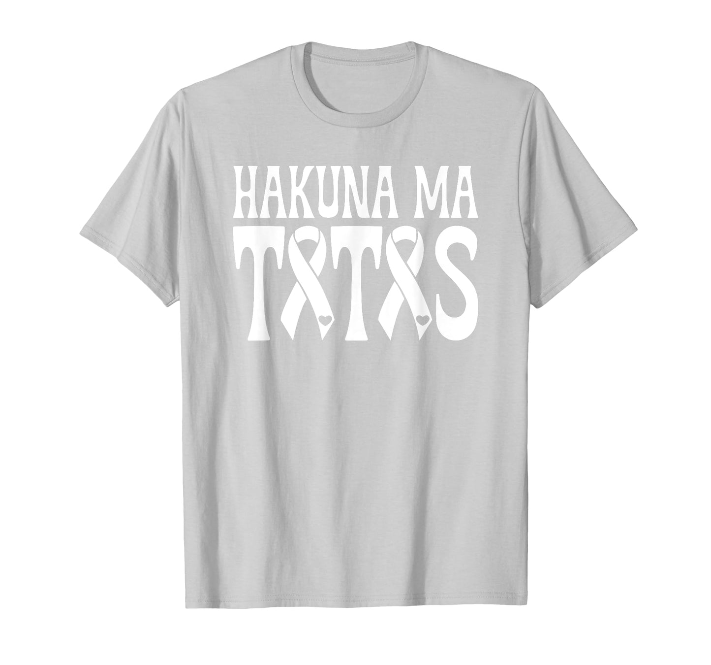Hakuna Ma Tatas Breast Cancer Awareness Support Pink Ribbon T-Shirt