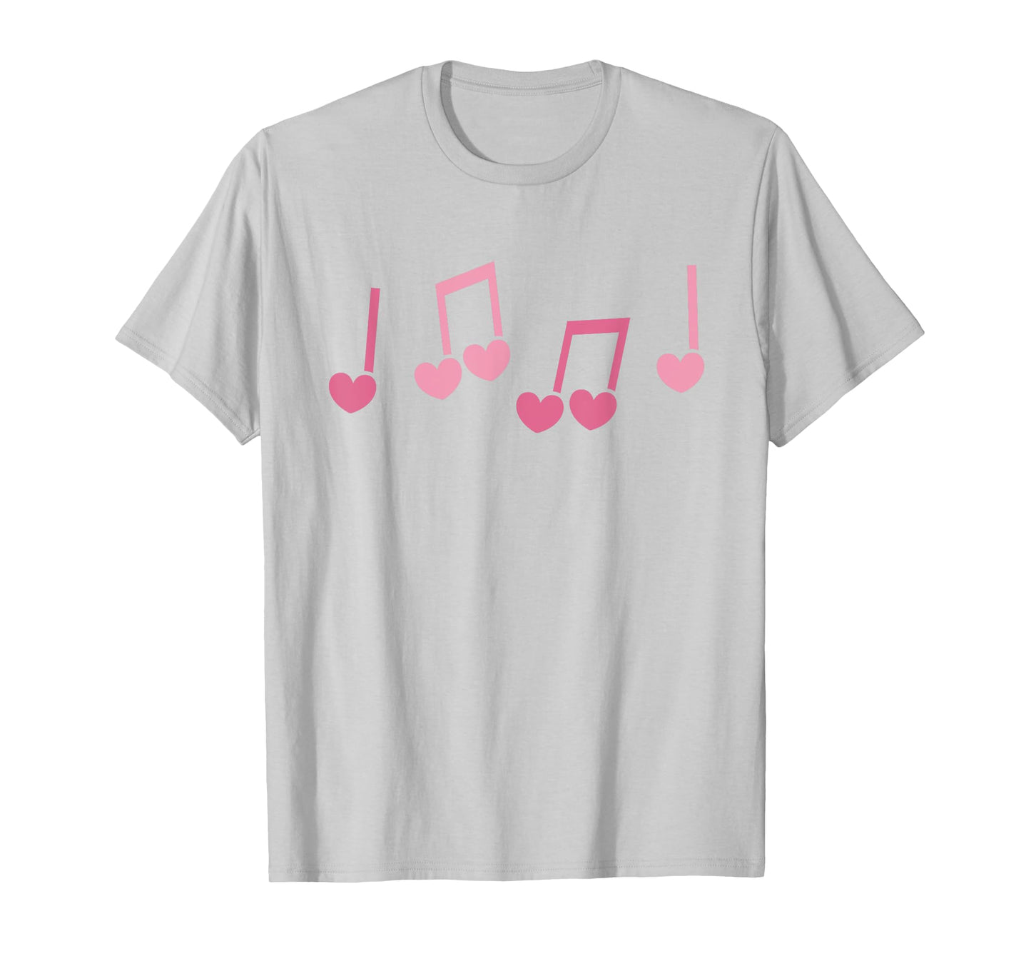 Music Heart Music Note Funny Musician Kids Girls Music T-Shirt
