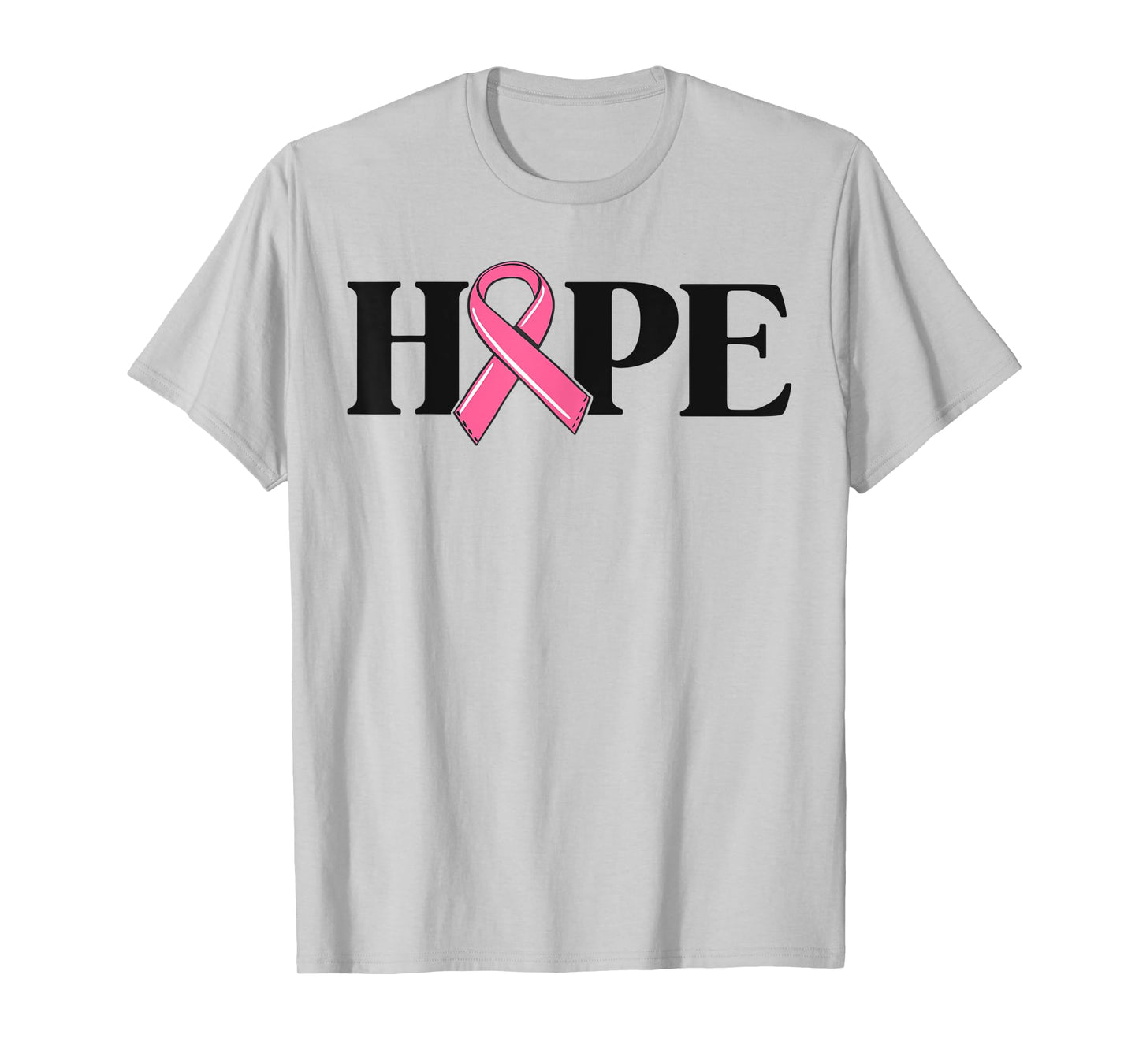 Hope Breast Cancer Shirts For Women Gift Ribbon Awareness T-Shirt