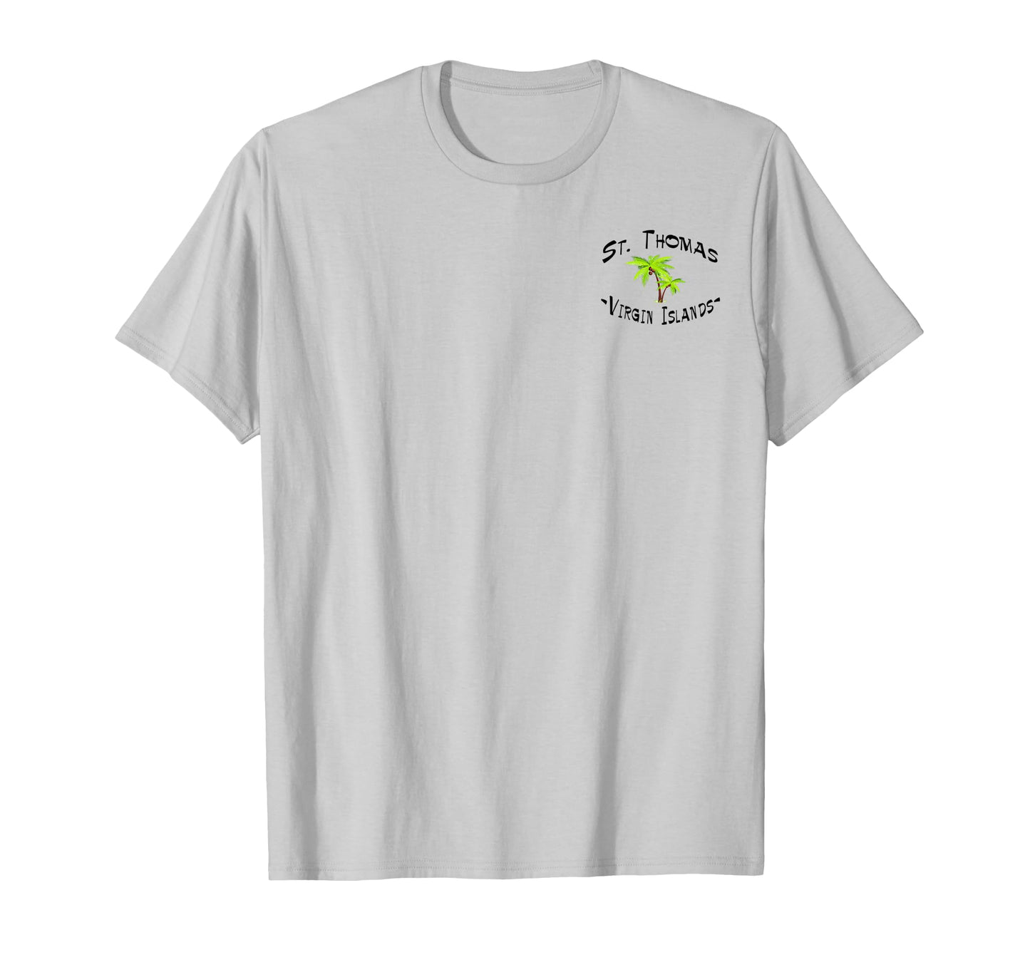 2 SIDED ST. THOMAS VIRGIN ISLANDS DESTINATION GIFT T-SHIRT