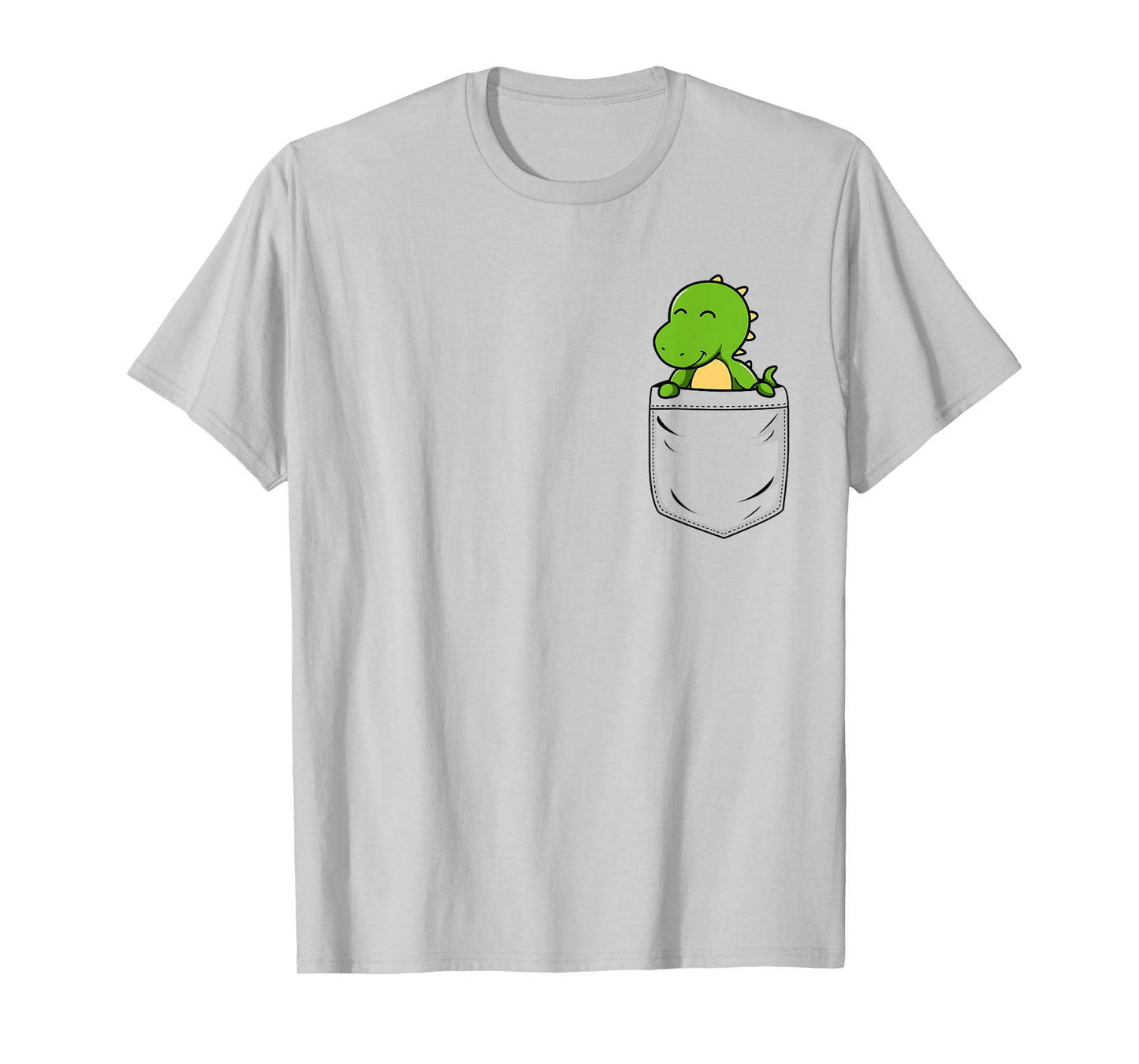 Dinosaur Lovers Cute Funny Dinosaur In Pocket T-Shirt