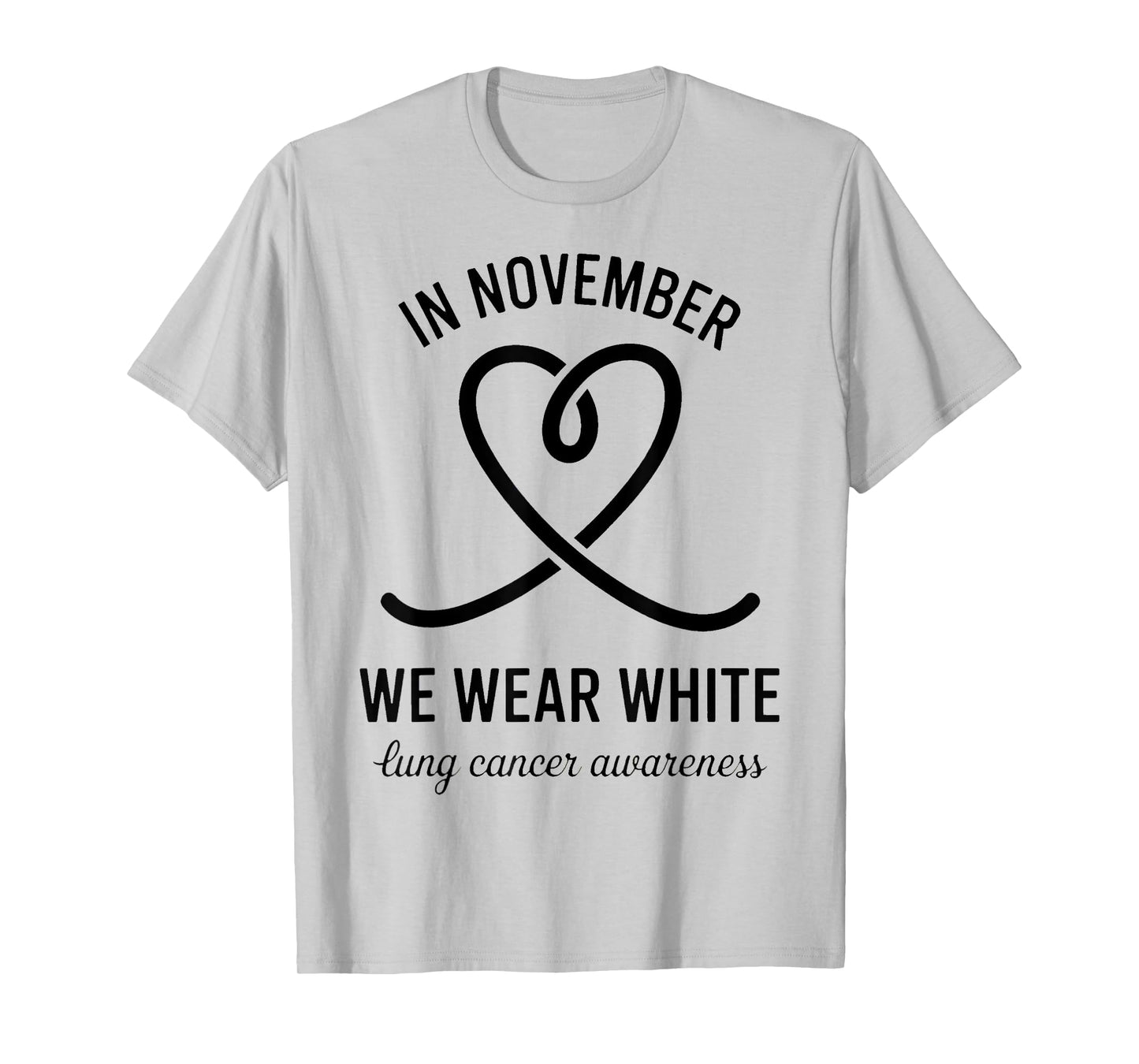 Lung Cancer Ribbon Shirt Lung Cancer Warrior Survivor Fight T-Shirt