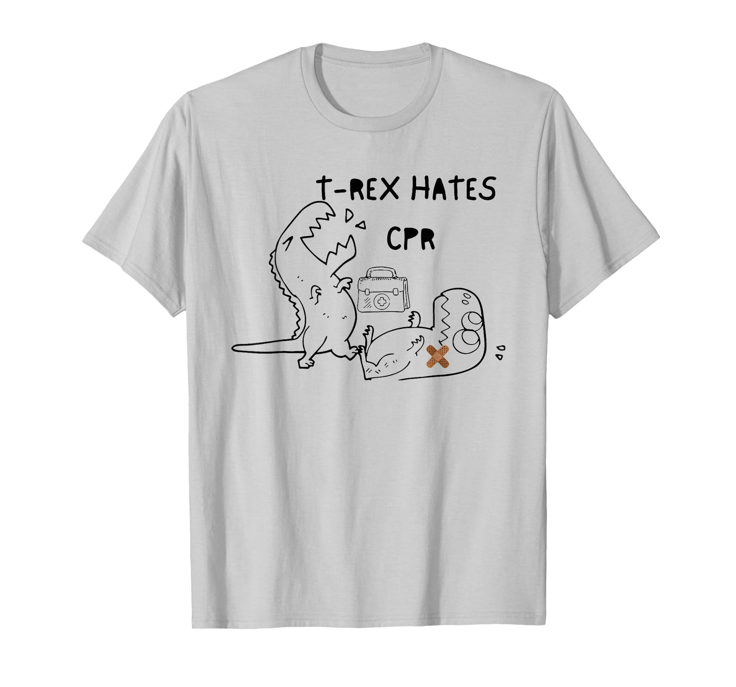 T-Rex Hates CPR Dinosaurs t-shirt T-Shirt