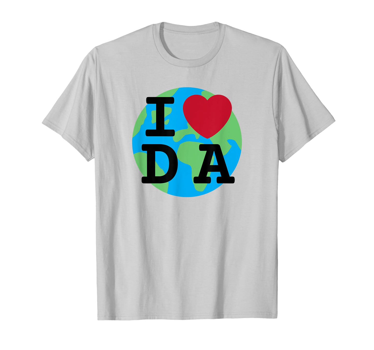 I Love DA Heart David Attenborough Fan Earth T-Shirt