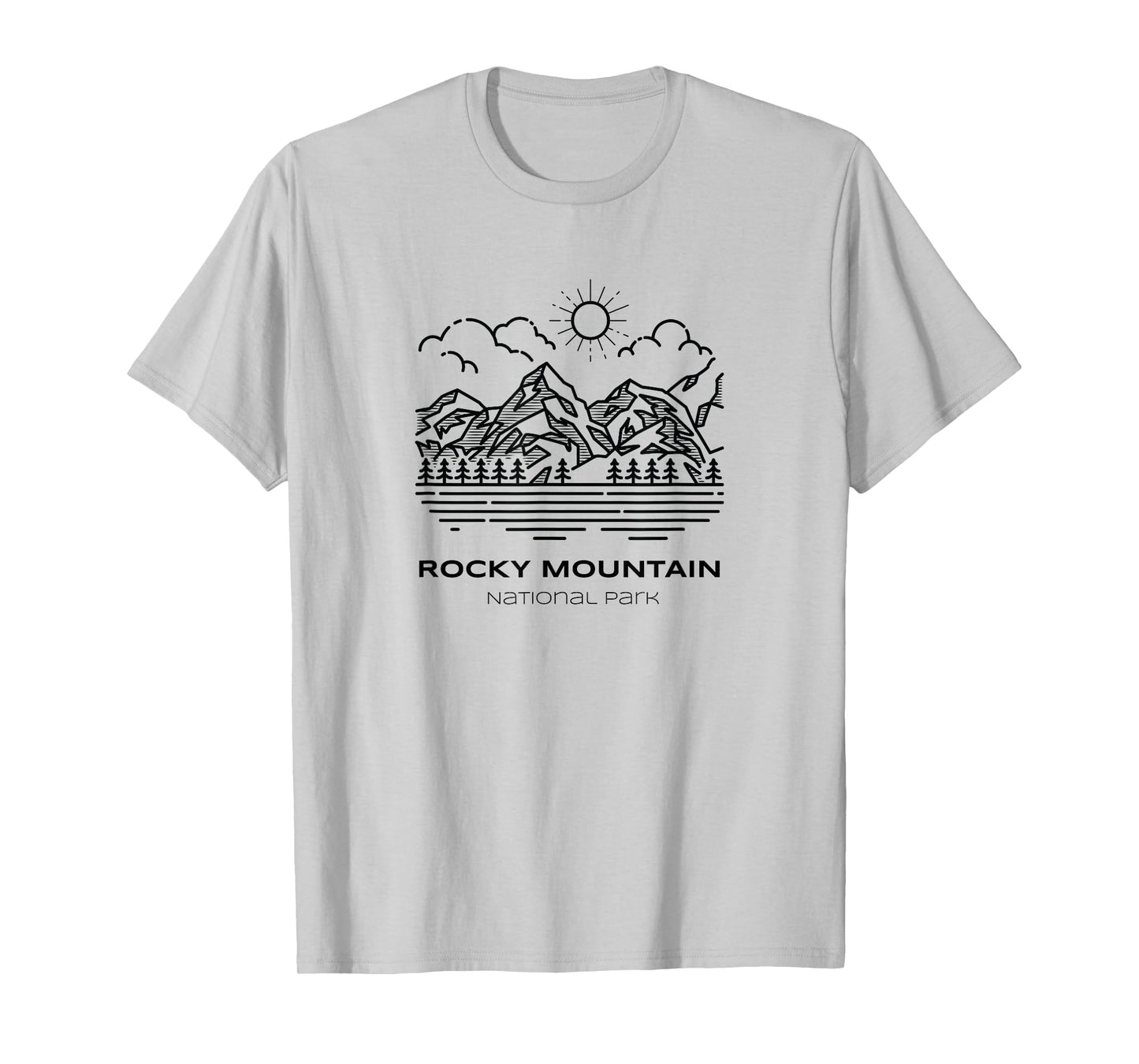 Vintage Rocky Mountain National Park Hike T-Shirt
