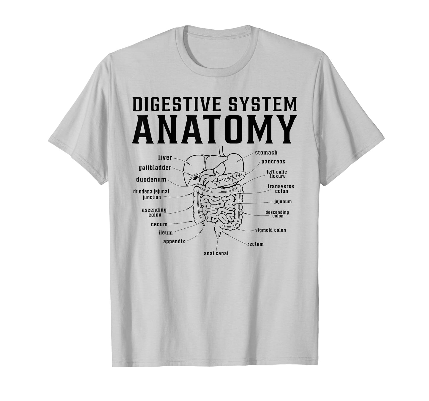 Digestive system anatomy doctor nurse T-Shirt