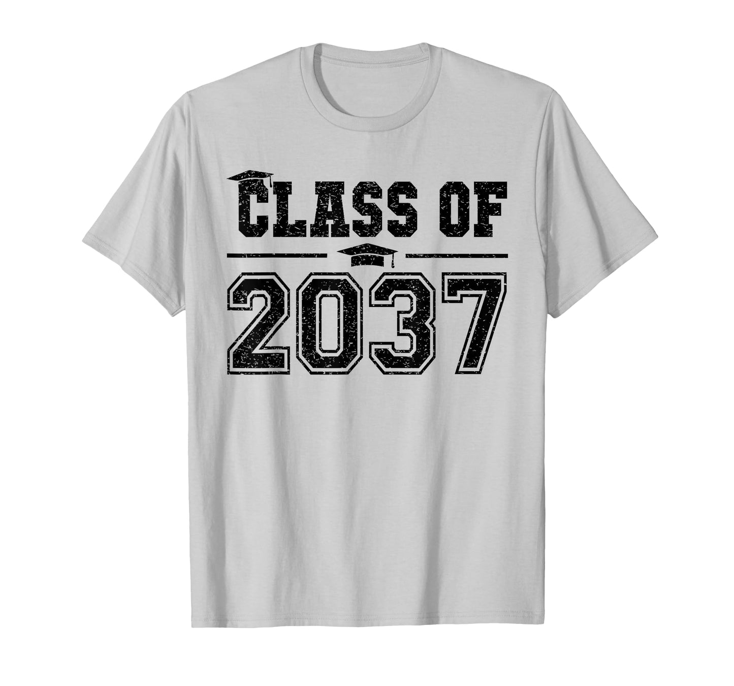 Class of 2037 Grow With Me Graduation First Day of School T-Shirt