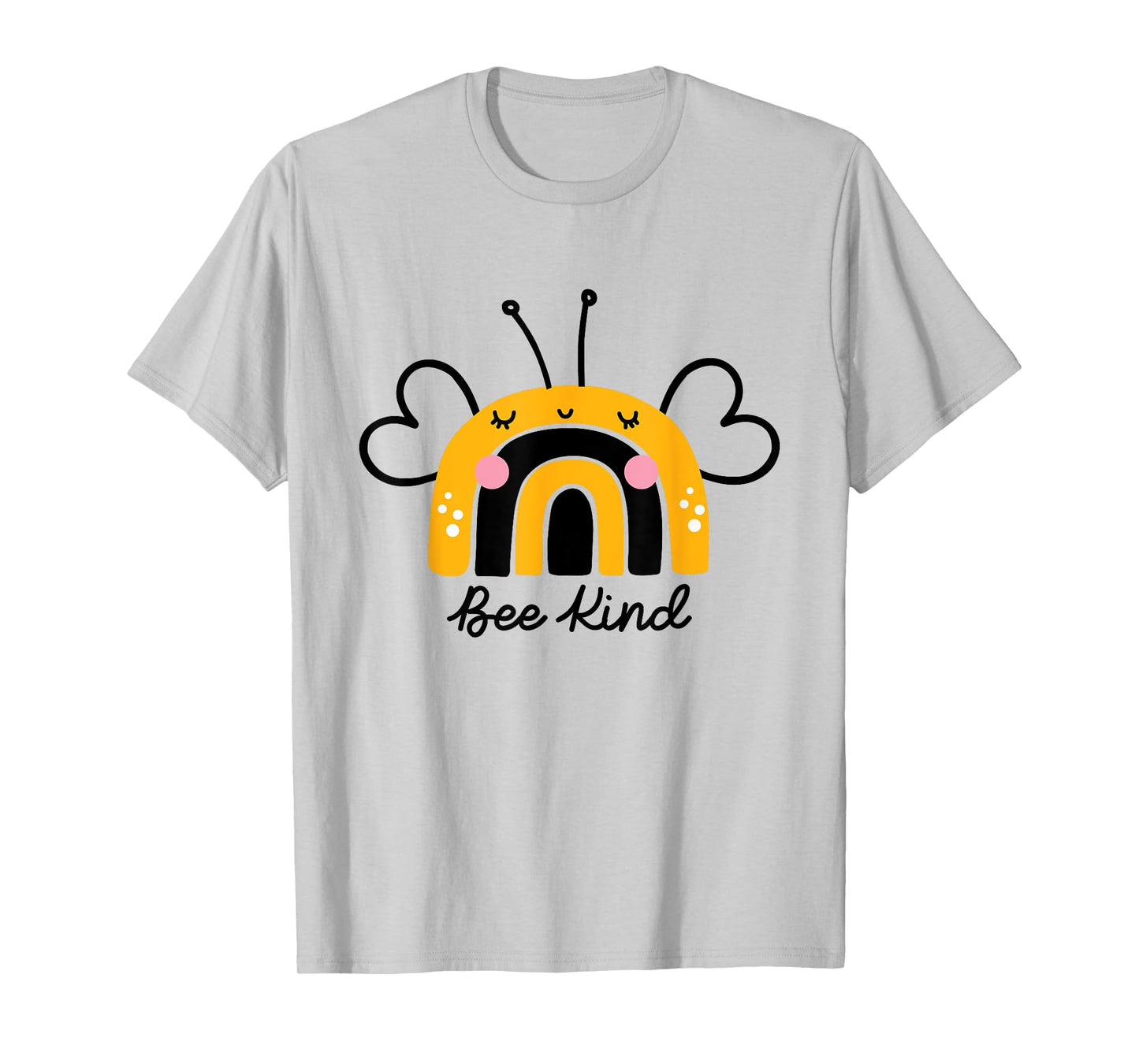 Bee Kind Rainbow Honey Bumble Bee Kindness Women Kids T-Shirt