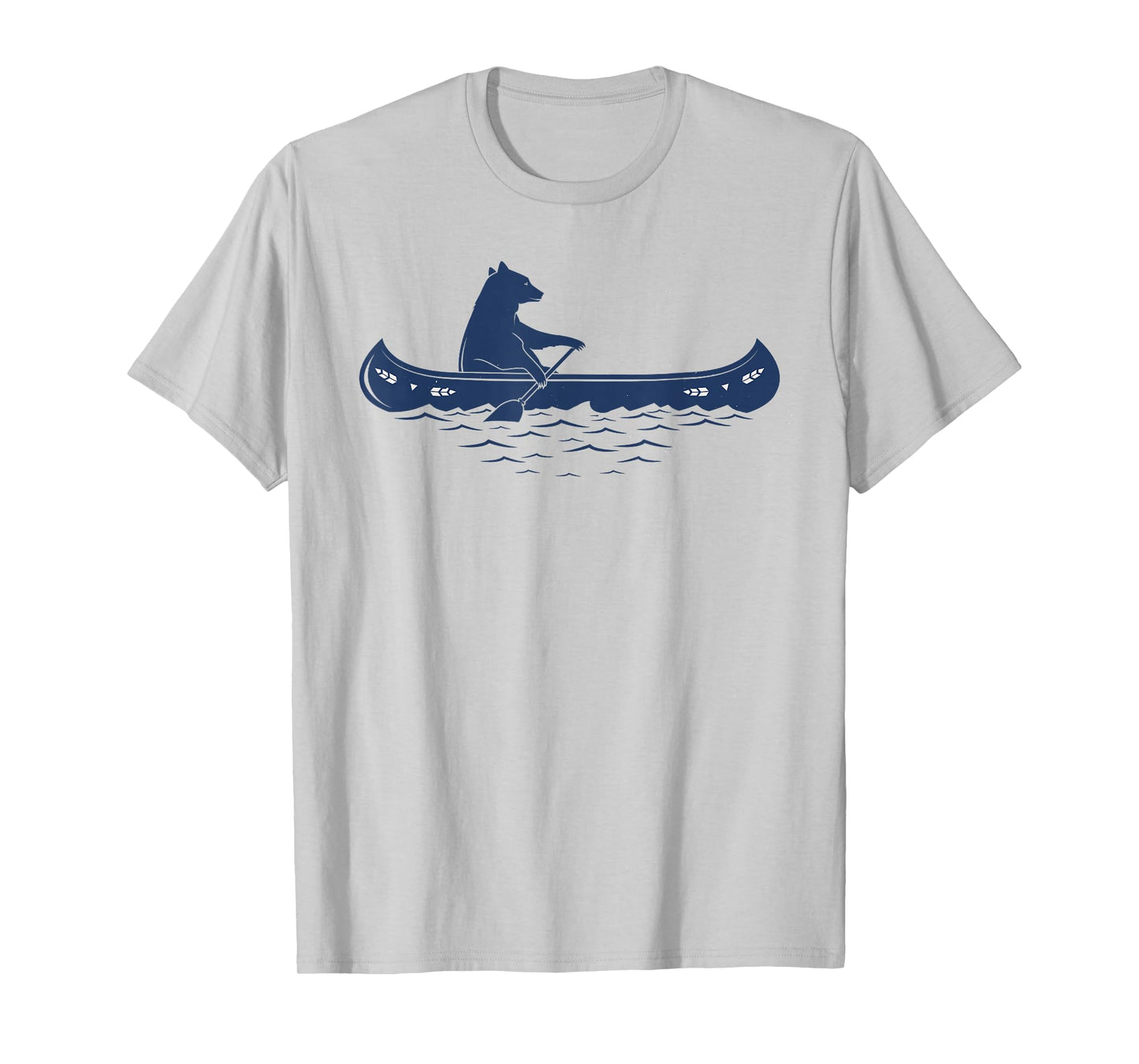 Bear In Canoe Sketch T-Shirt