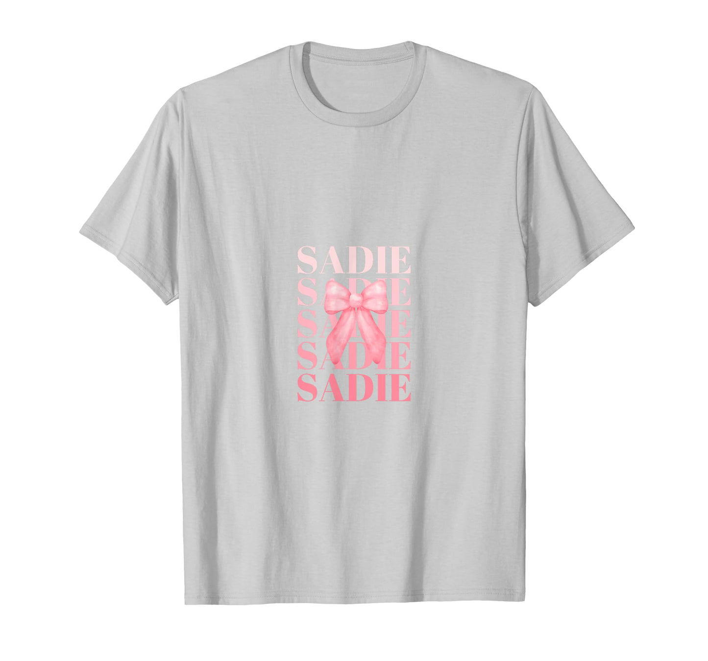 Coquette Custom SADIE Pink Big Bow T-Shirt