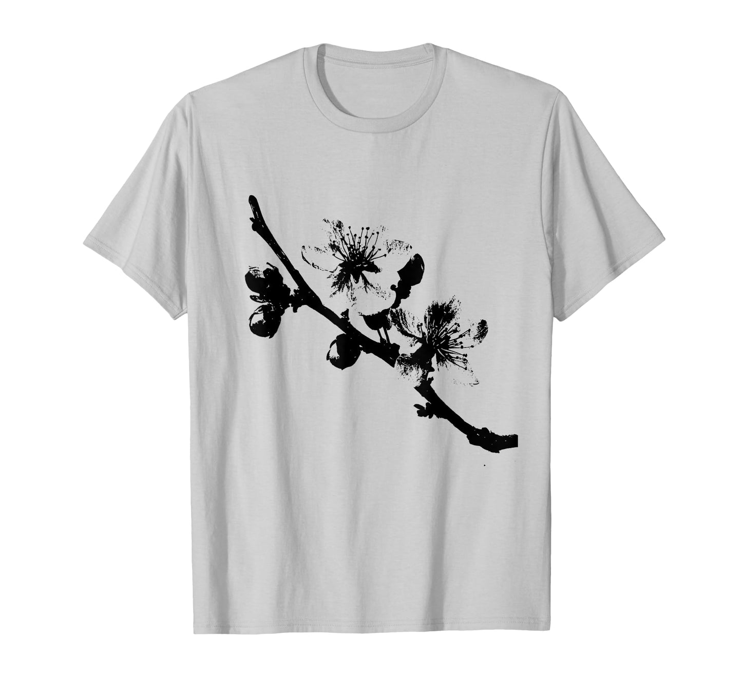 Japanese Cherry Blossom Tree Art Abstract Japan Aesthetic T-Shirt