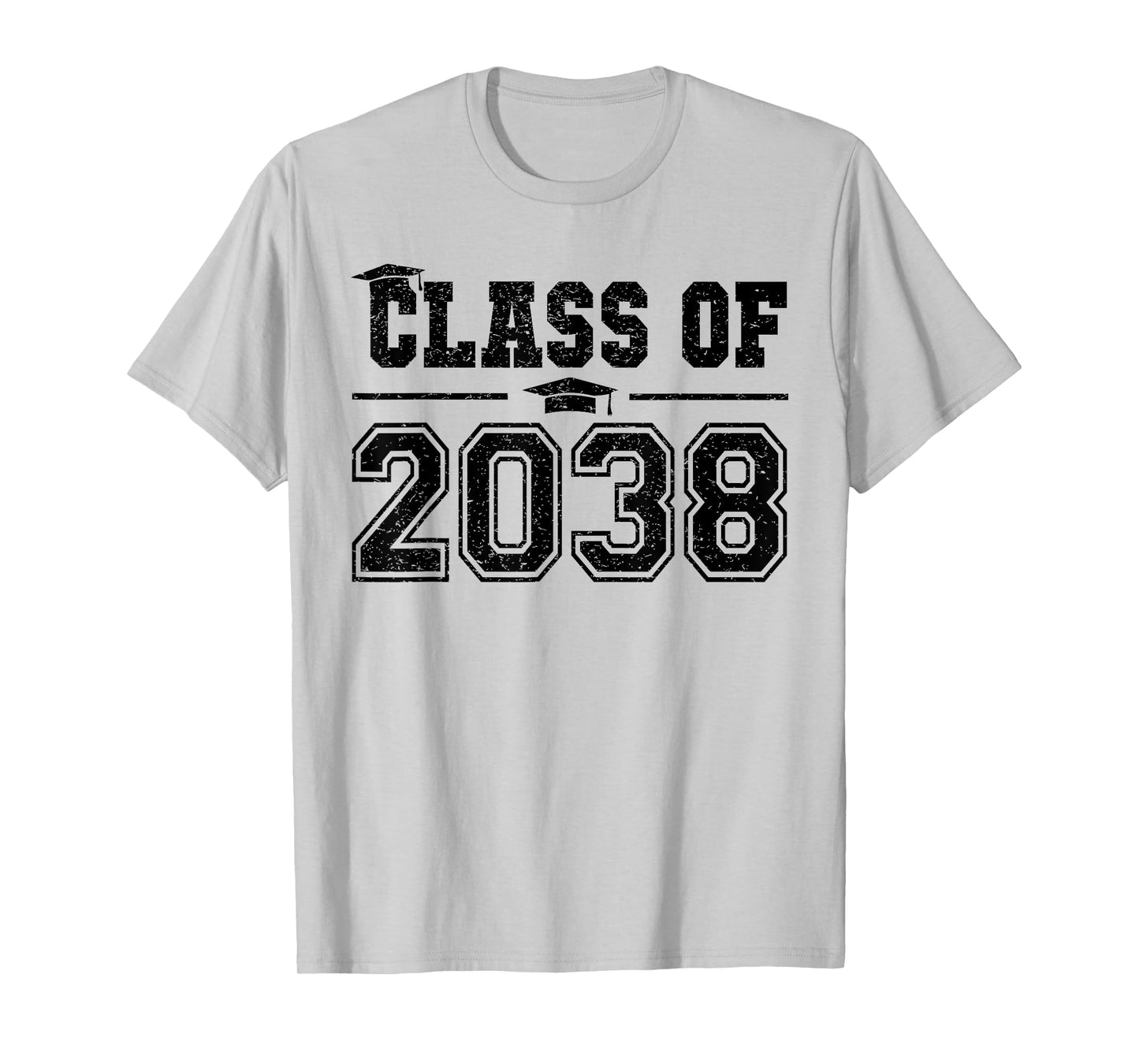Class of 2038 Grow With Me Graduation First Day of School T-Shirt