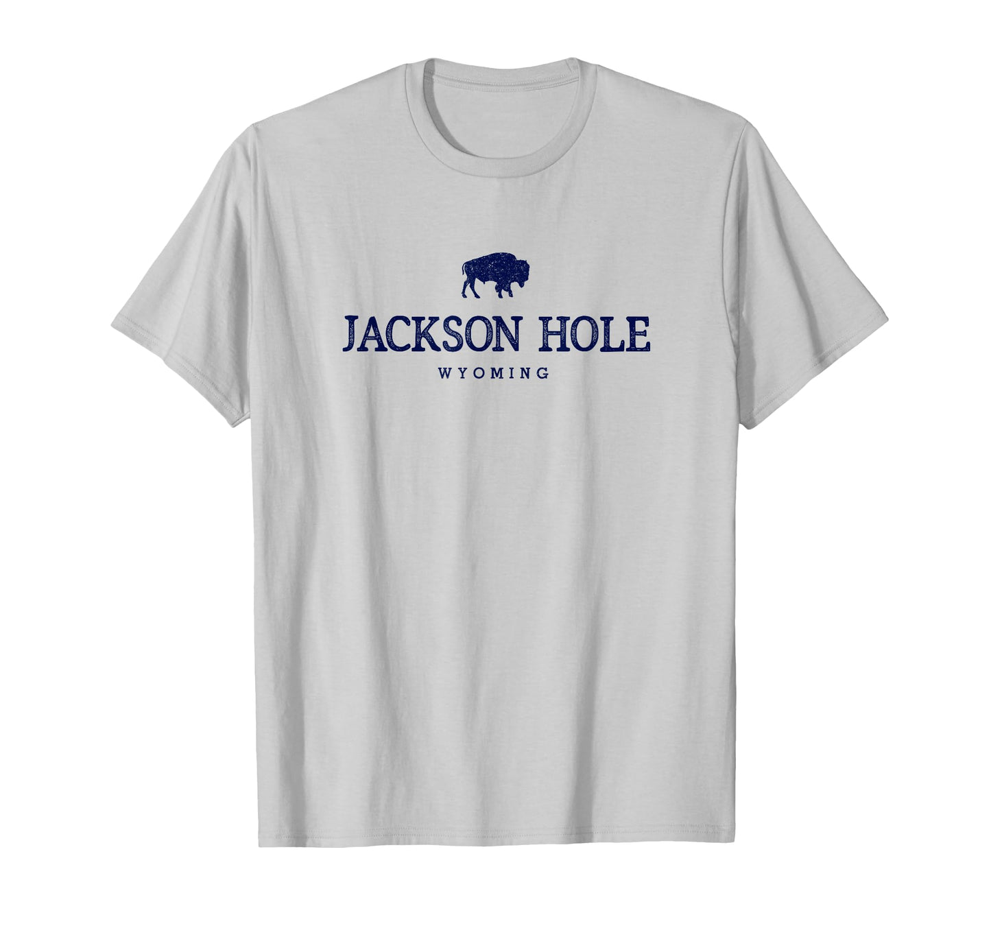 Retro Jackson Hole Wyoming Bison Buffalo Vintage Womens Mens T-Shirt