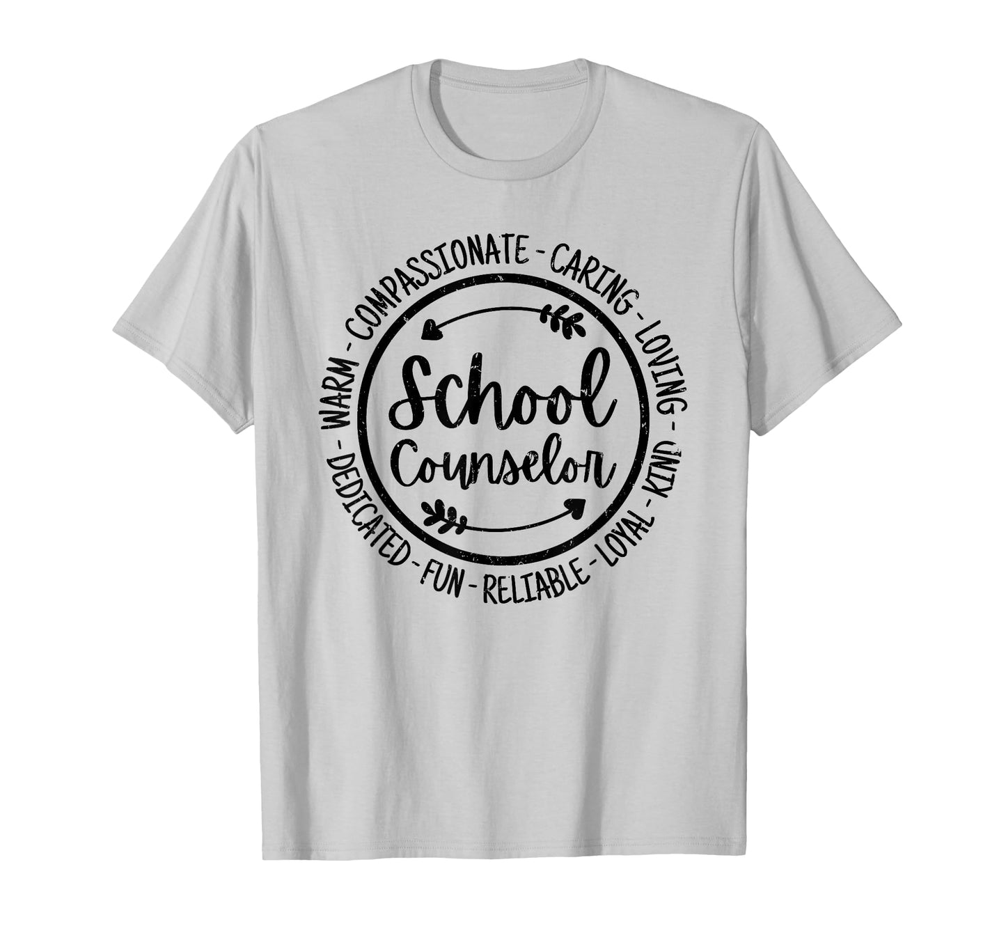 School Counselor Guidance Counselor Vintage Distressed T-Shirt