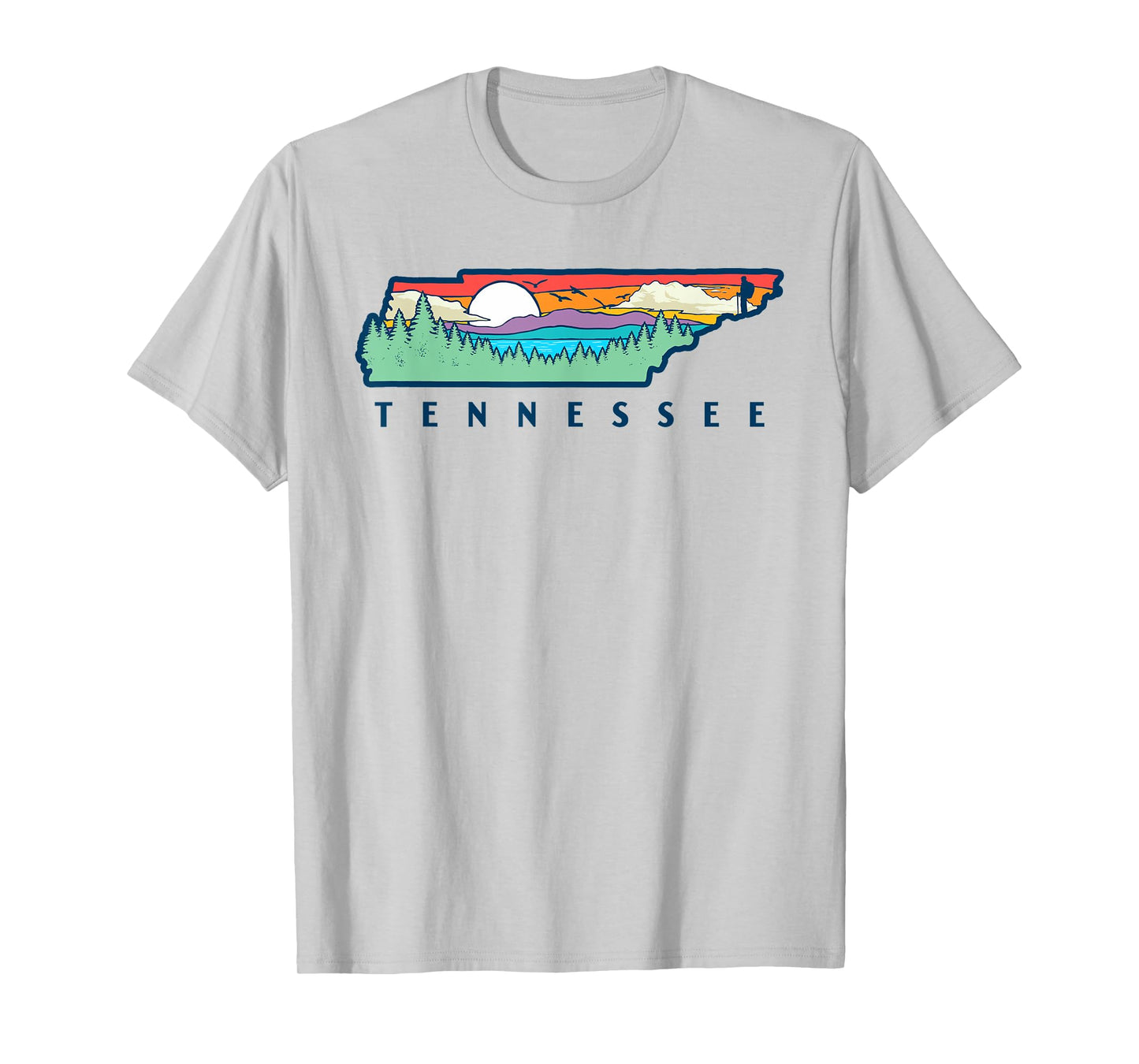 Tennessee Mountains & Outdoors State Pride Nature Graphic T-Shirt
