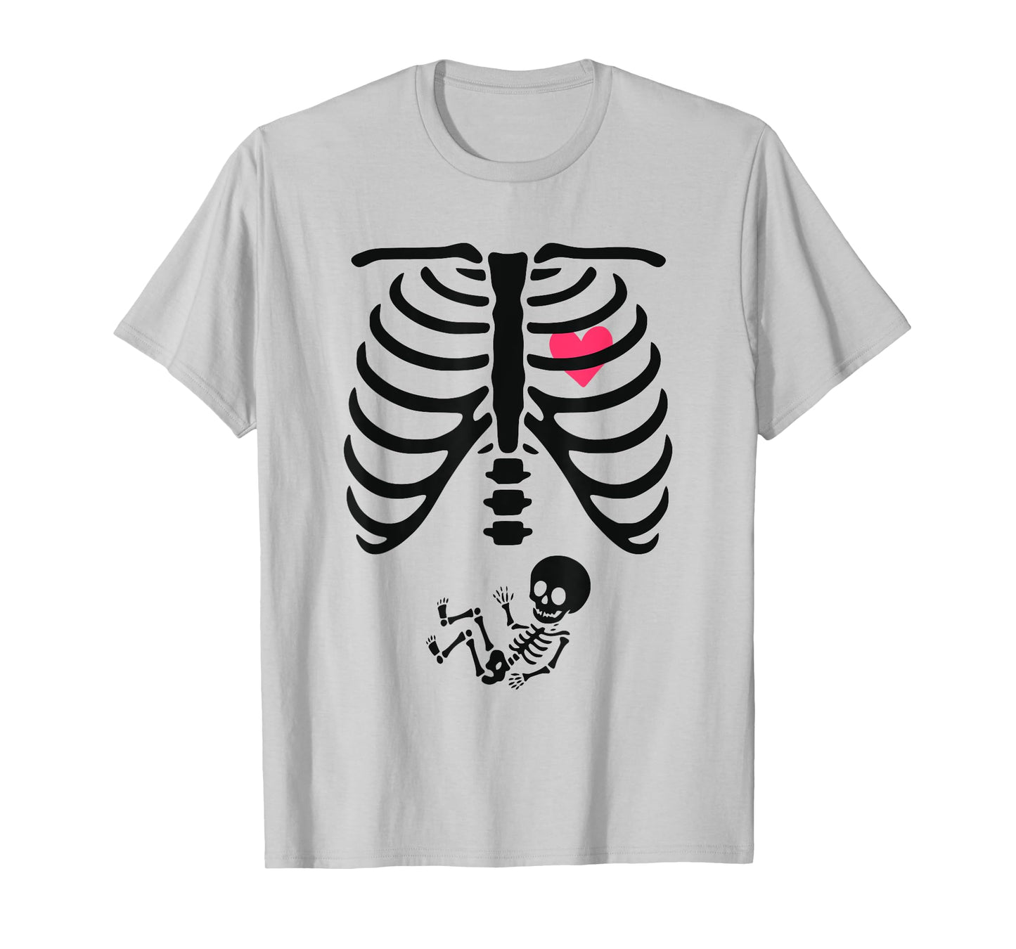 Baby Shower Skeleton Halloween Pregnancy Annoucement New Mom T-Shirt