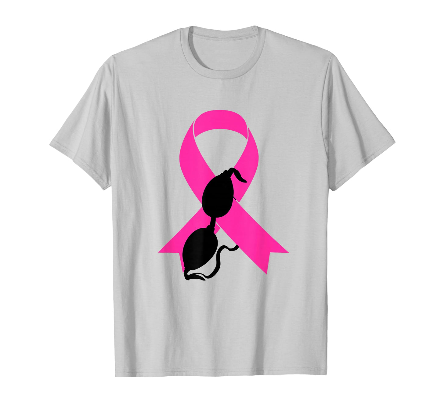 Swimming Breast Cancer Awareness Swim Goggles Pink Ribbon T-Shirt