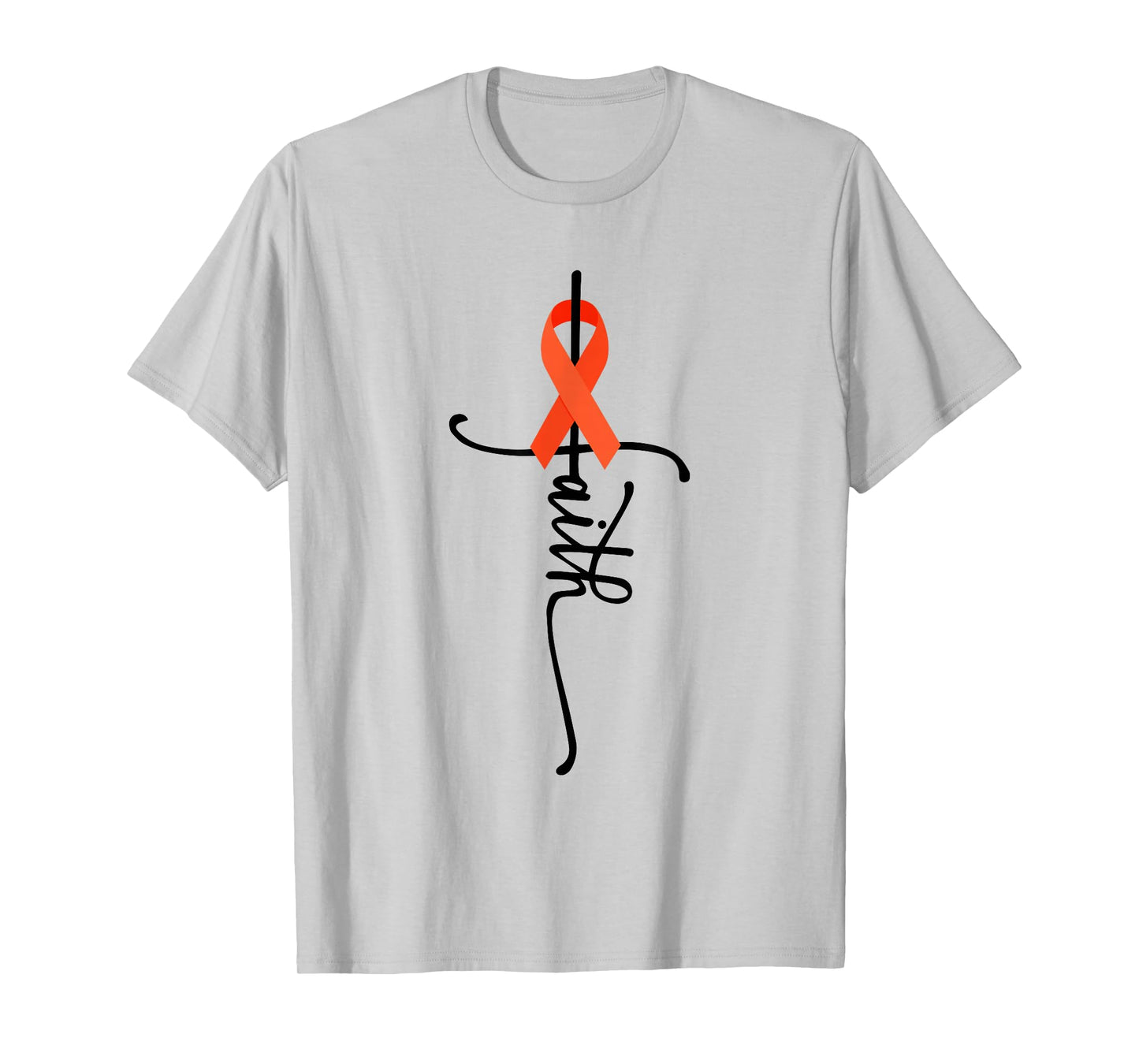 Leukemia Cancer Faith Leukemia Cancer Awareness T-Shirt