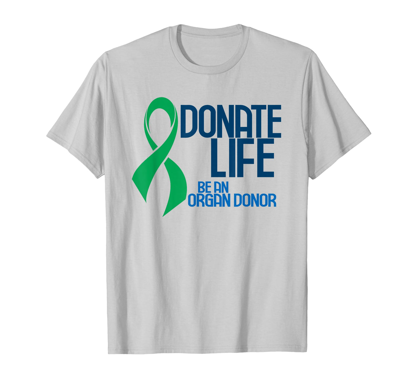 Retro Organ Donation and Green Organ Donor Awareness Ribbon T-Shirt