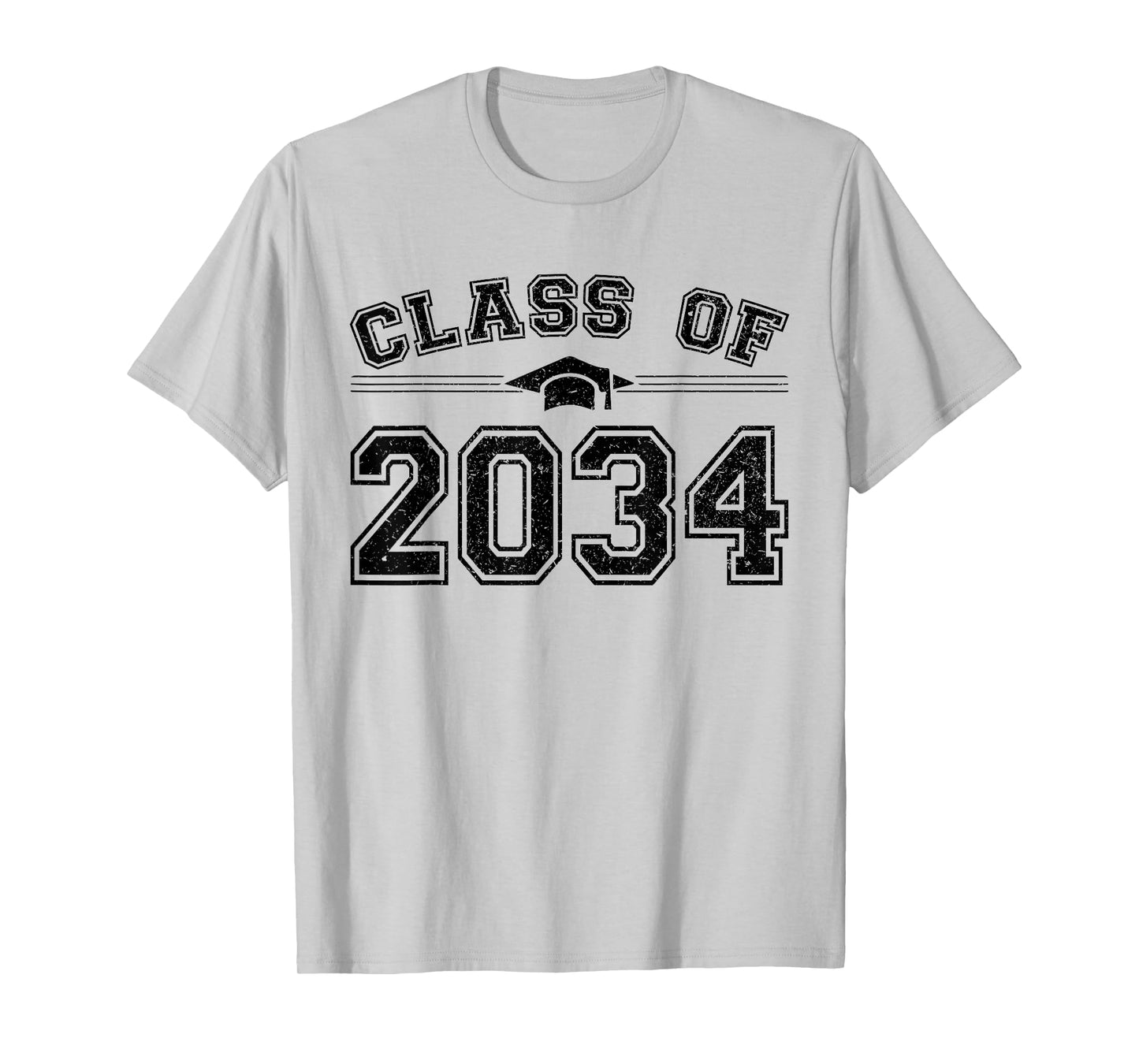 Class of 2034 Grow With Me Graduation First Day of School T-Shirt