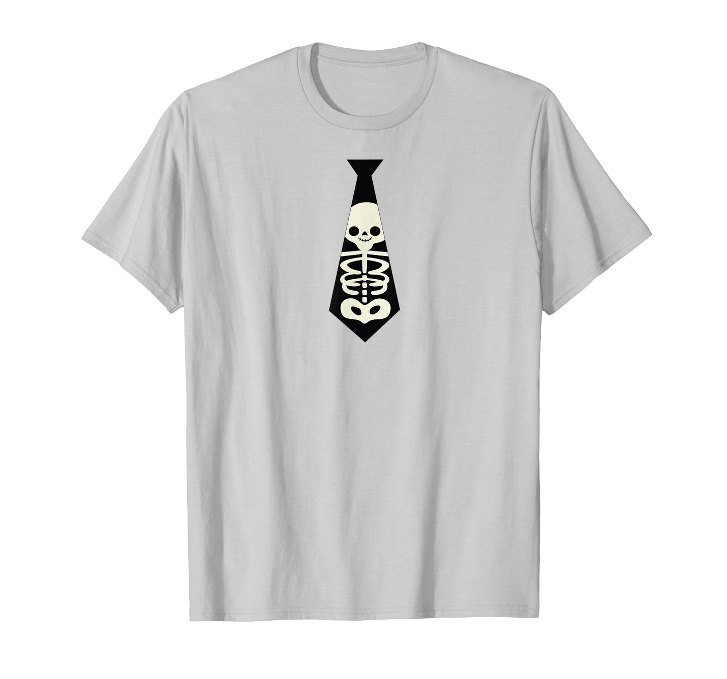 Halloween Tie Skeleton Funny Bone Design T-Shirt
