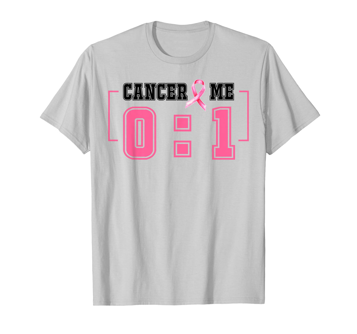 Cancer 0 Me 1 Shirt Breast Cancer Awareness Survivor Gift T-Shirt