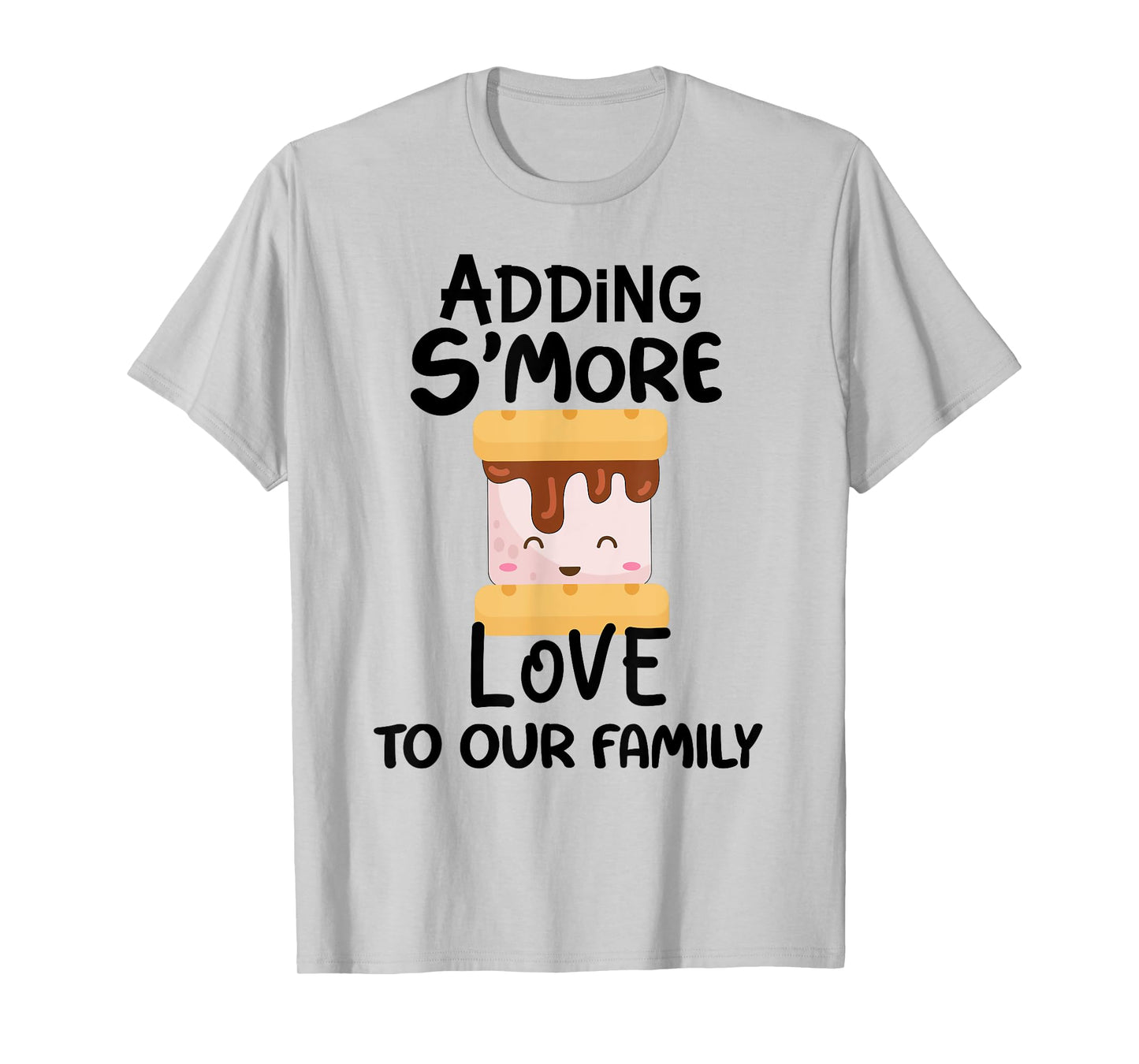 Adding Smore Love To Our Family Camping Pregnancy Announceme T-Shirt