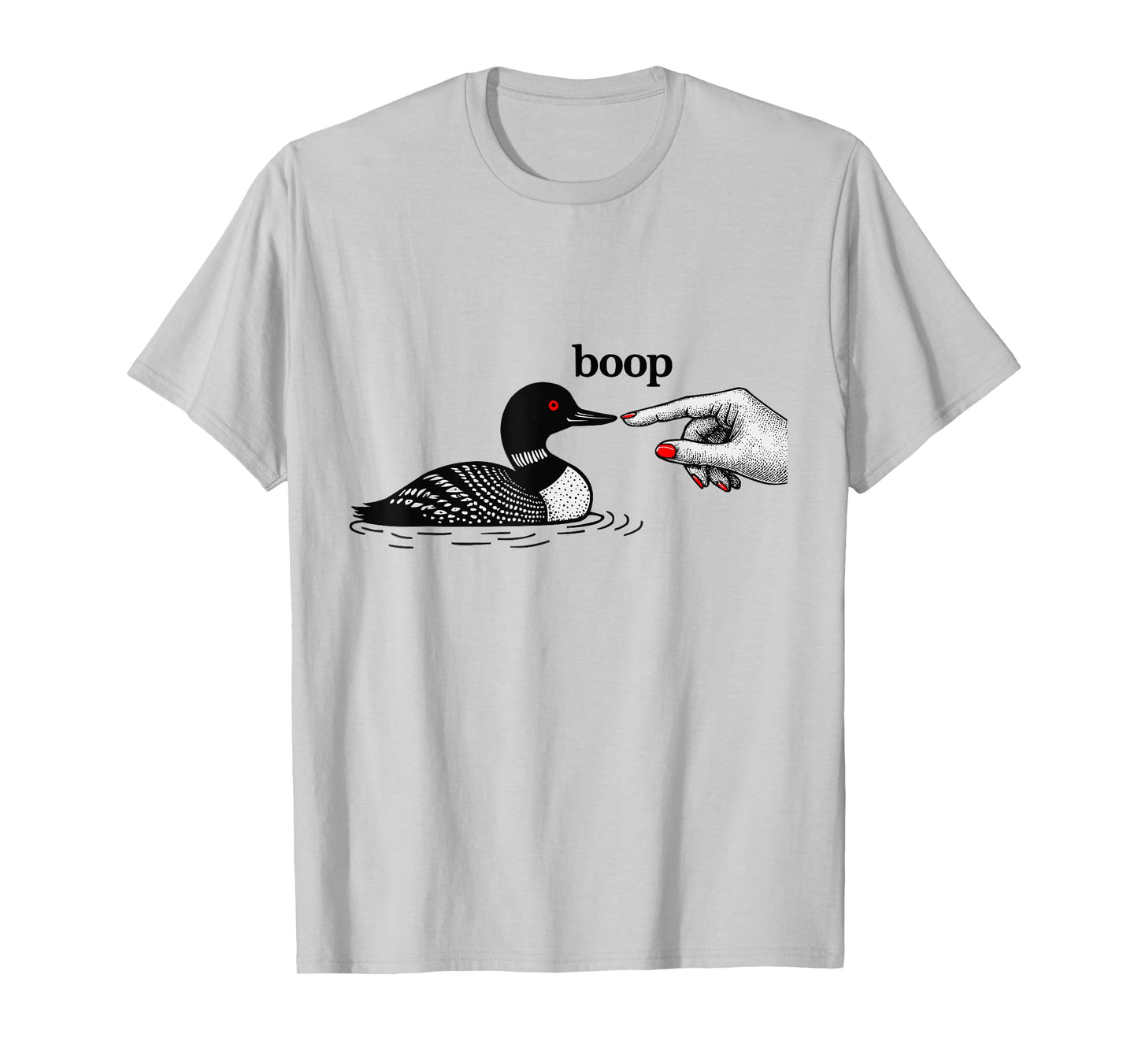 Pointing Hand Boops a Loon T-Shirt