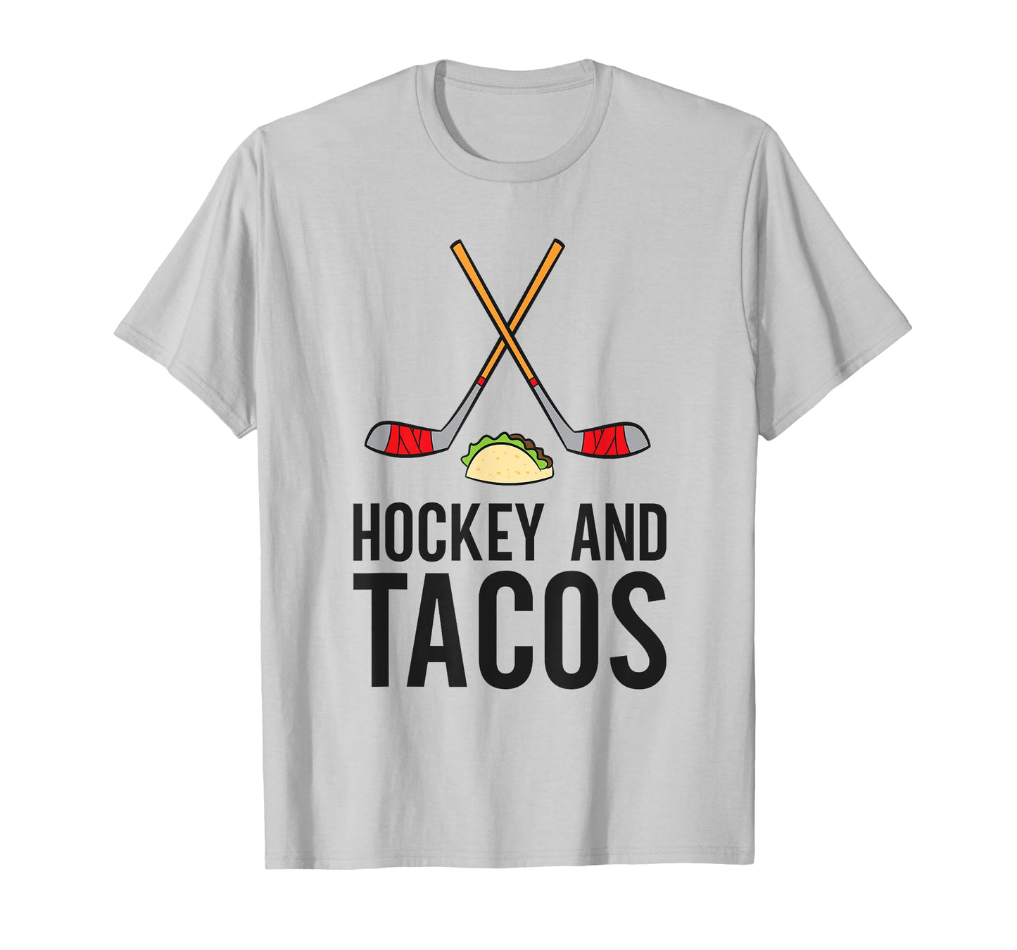 Hockey And Tacos Love Ice Hockeys T-Shirt