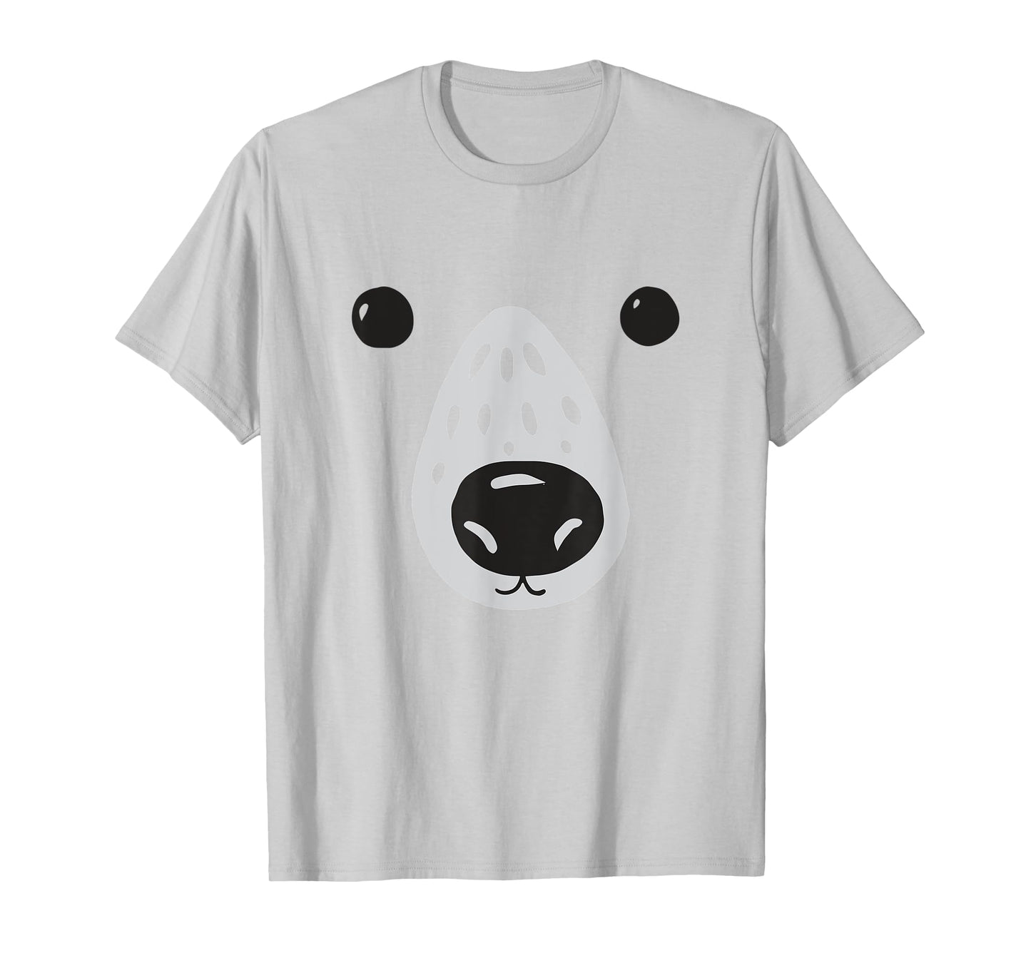 Polar Bear Kids Costume Bear Face Cool Zoo Polar Bear T-Shirt