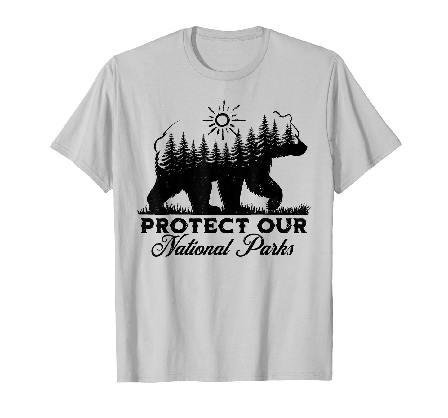 Protect Our National Parks Nature Lovers Retro Conservation T-Shirt