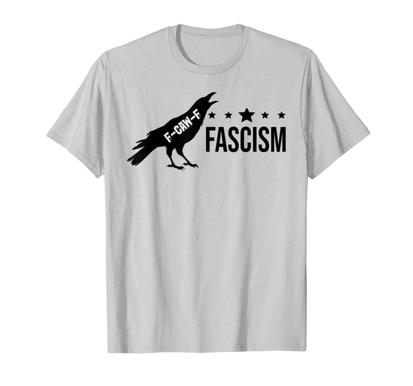 Resist Fascism Sign F Caw F Oligarchy No Kings Pro Democracy T-Shirt